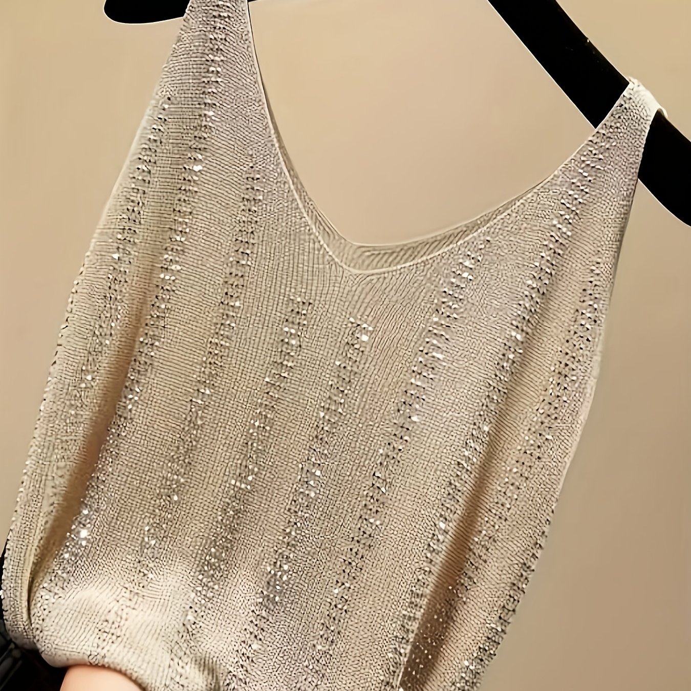 TEMU Camisole Vest, V-neck Summer Casual And Party Evening Wear