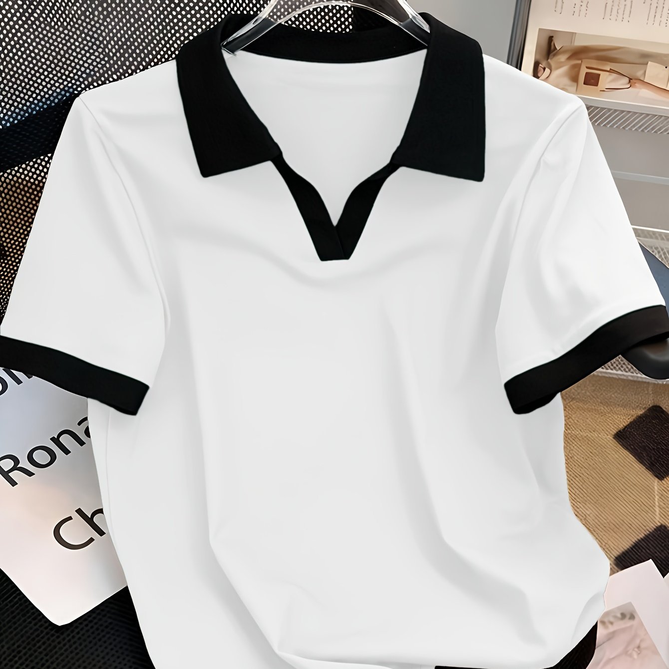 TEMU Multifunctional Shirt | Fashionable And Versatile Women's Shirt With Breathable Fiber Fabric Short Sleeves - Casual Loose-fit Short-sleeve Shirt