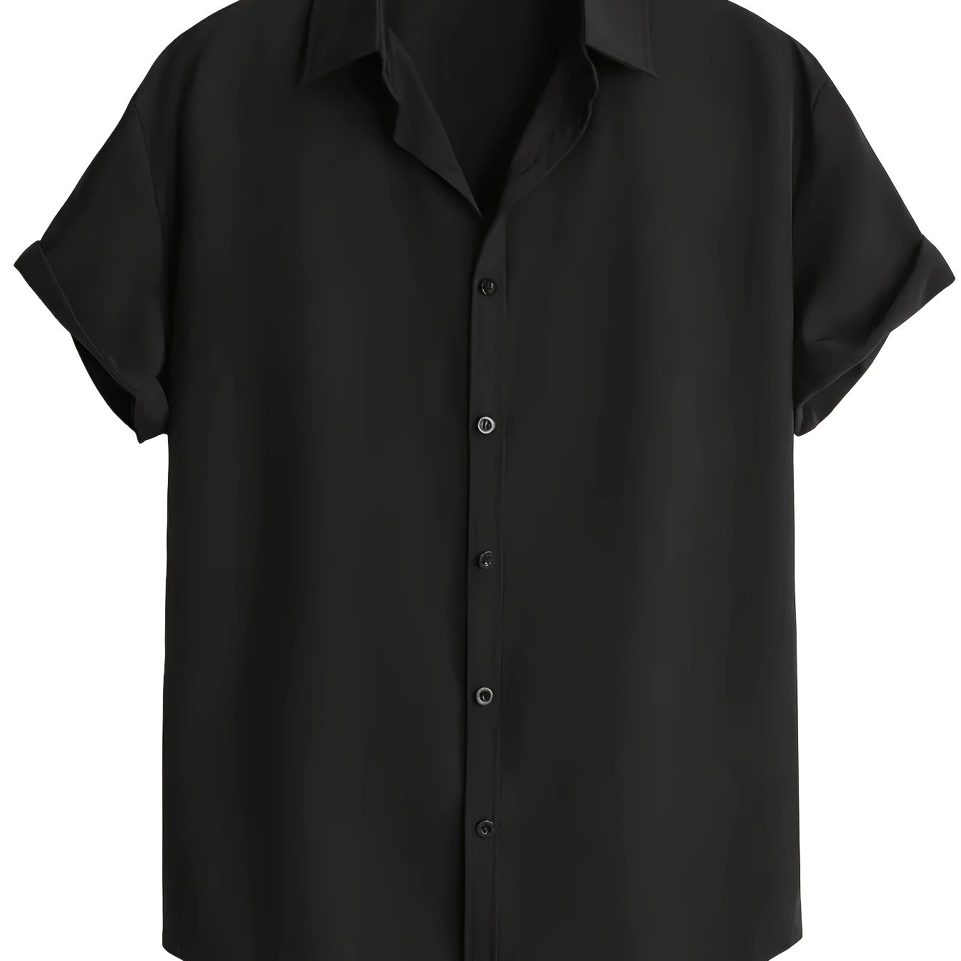 Plus-size Men's Casual Short-sleeve Shirt, Plus Size