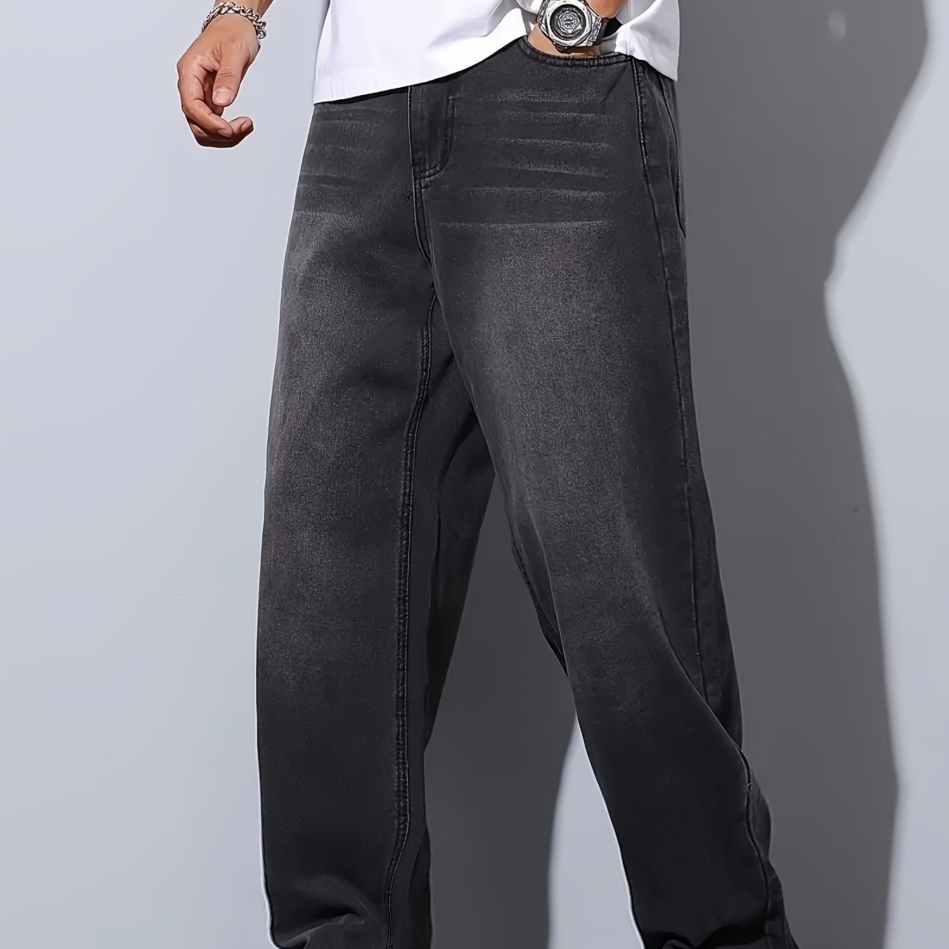 Fashion Loose Jeans, Comfortable And Good-looking Denim Trousers