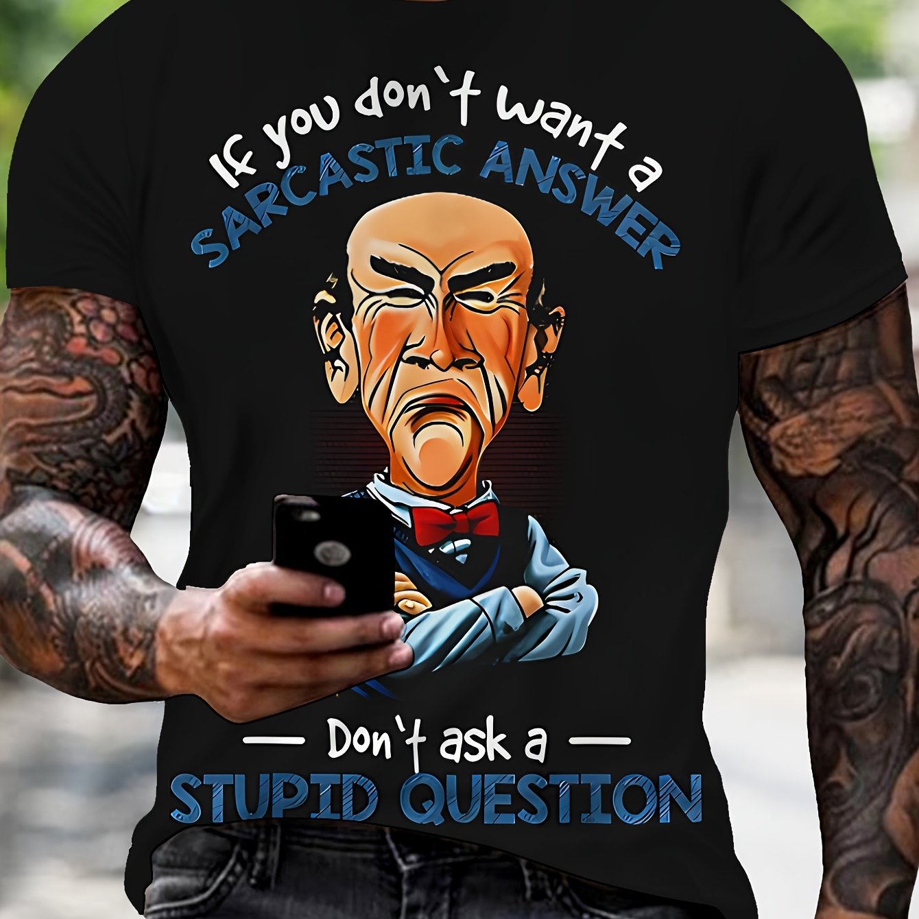 TEMU Men's Casual 3d T-shirt With Trendy Graphic Design, Comfortable Round Neck T-shirt, Suitable For Everyday Streetwear