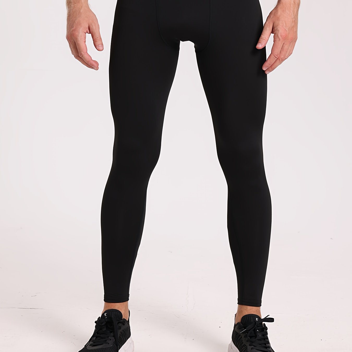 E-shop Kompressionsleggings, Unifarben, Feuchtigkeitstransportierend und Schnelltrocknend, Hochelastische Tights, Geeignet für Laufen und Training