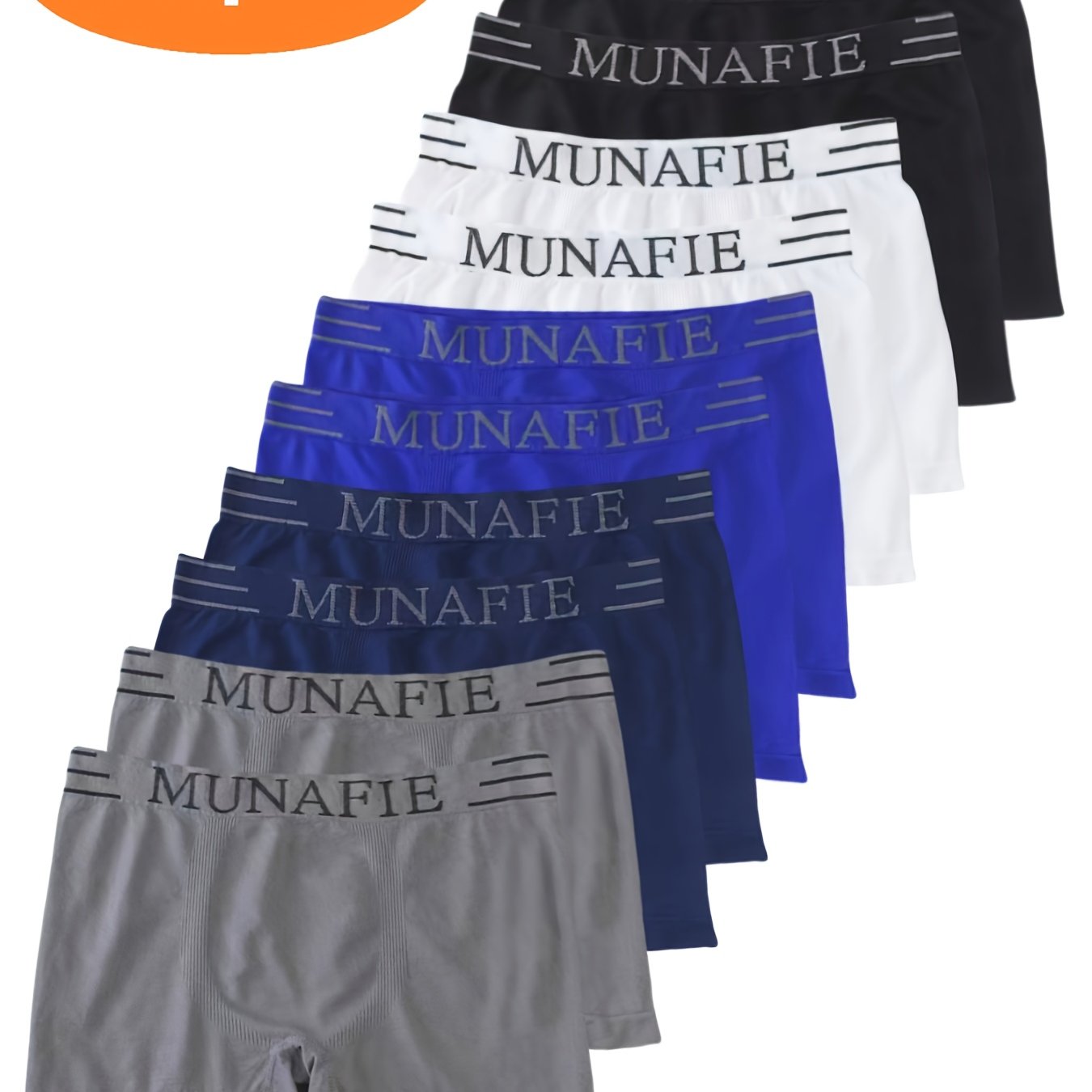 10pcs Set Men' High-elastic Comfortable Ultra-thin Breathable Flat-seam Briefs (suggested For S-xl Size)