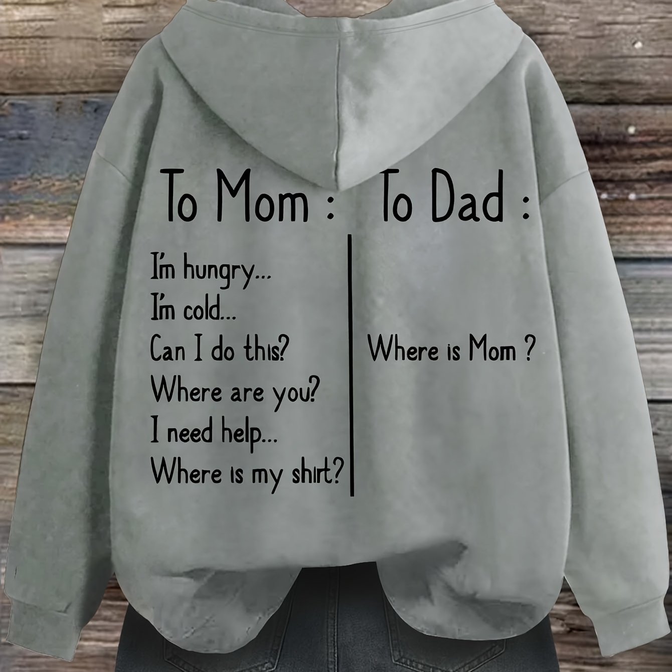 TEMU Letterprint sweatshirts, herfst/winter hooded casual sweatshirts, vrouwen sweatshirts en hoodies