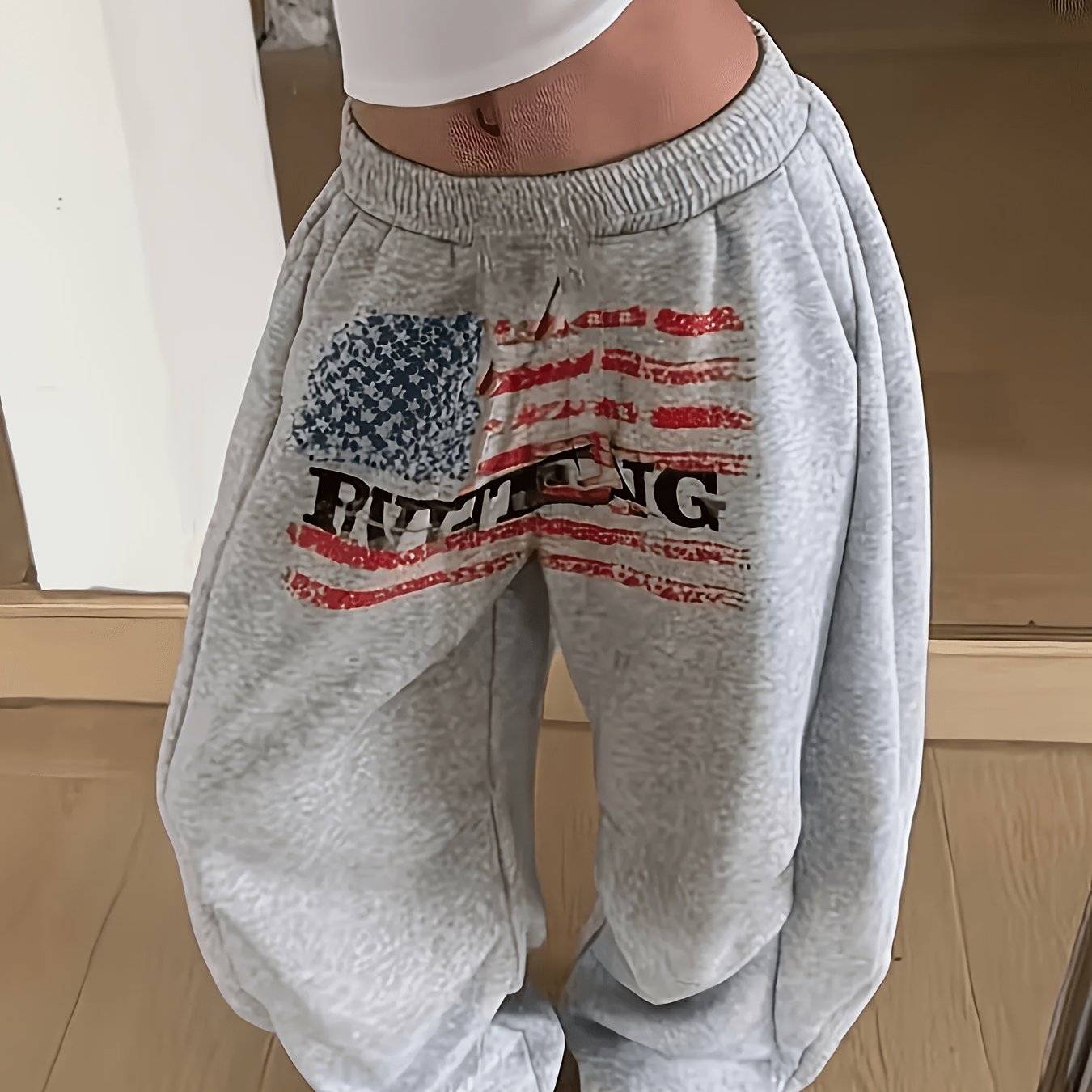 TEMU Casual Pants For , 2026 New Model, Unisex, Long Pants, Straight-leg Wide-leg Pants