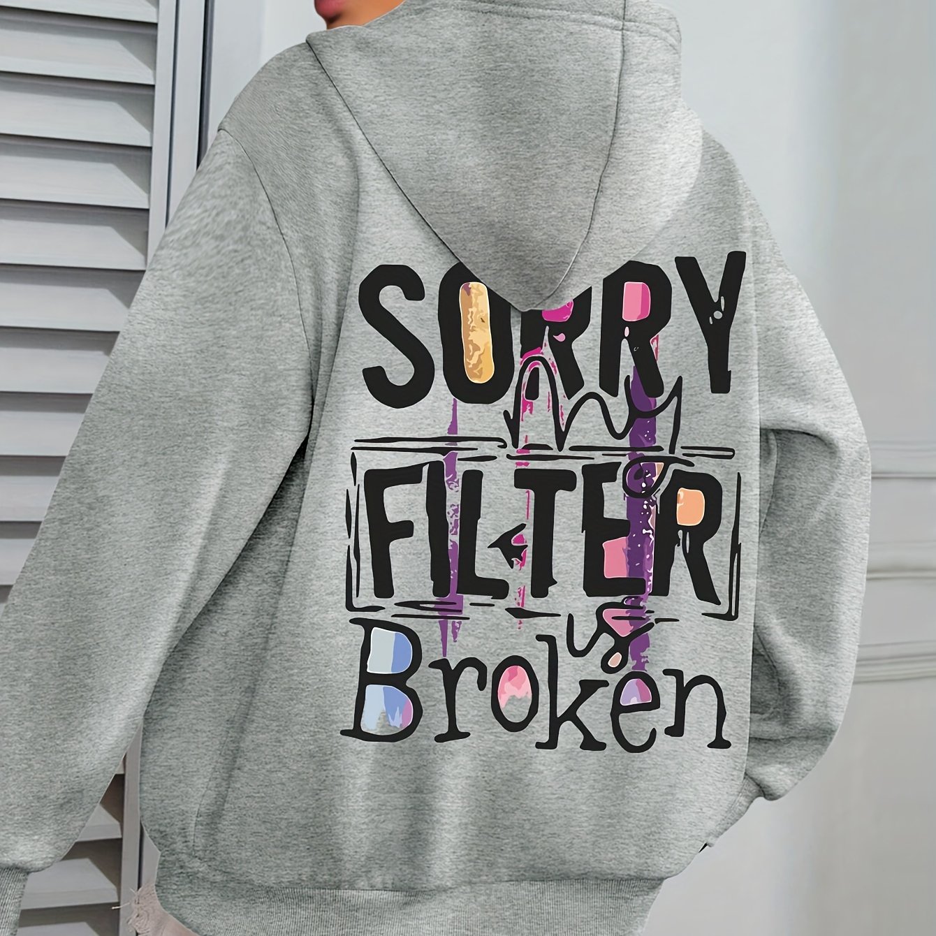TEMU Plus Size - Plus Size - Plus-size Hooded Pullover Sweatshirt