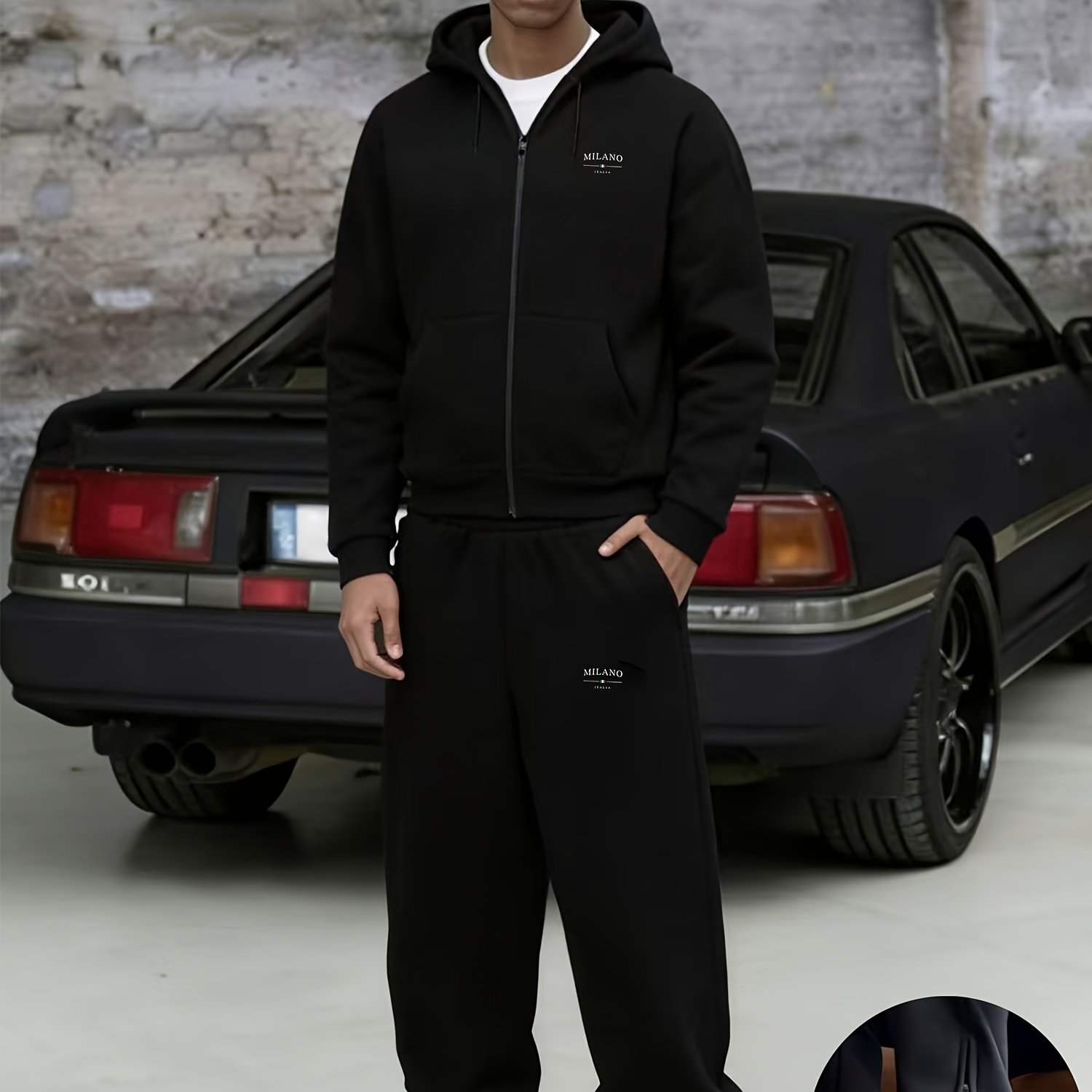 TEMU European And Outdoor Sports Sweatshirt And Pants