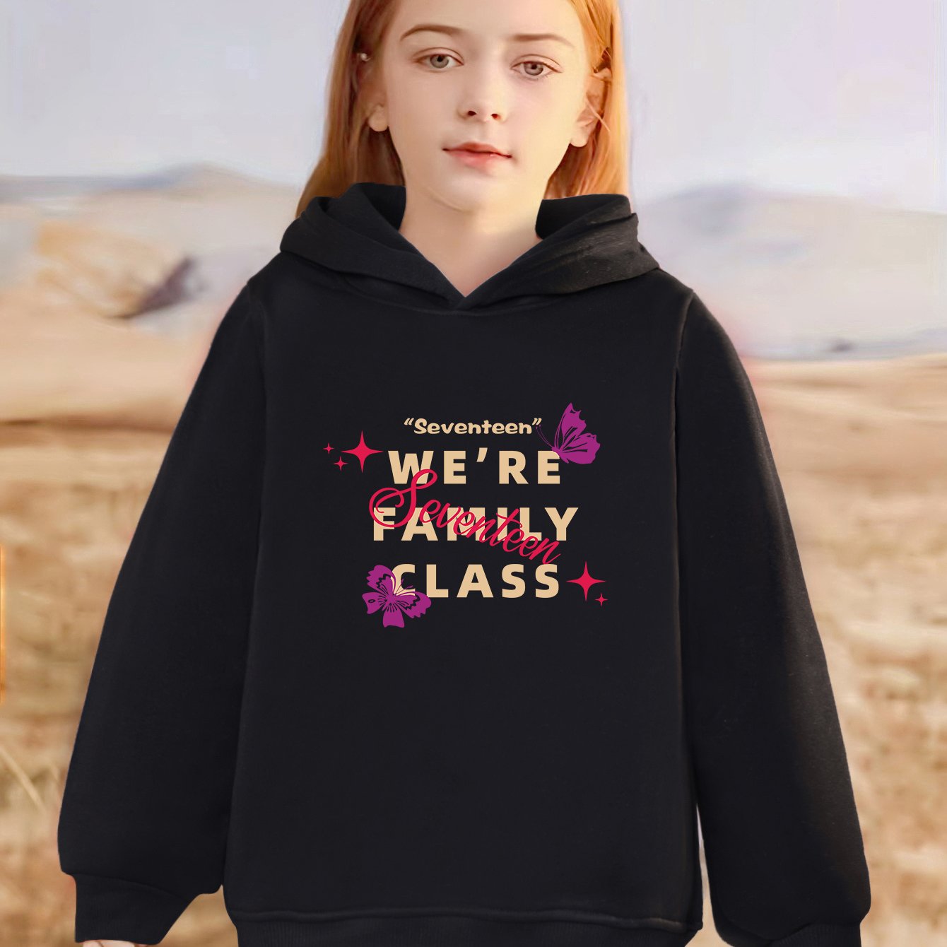 Sweatshirt Enfant Fille Imprimé Citrouille Halloween | Manches Longues, Confortable, Pour école, Loisirs, Quotidien - 3