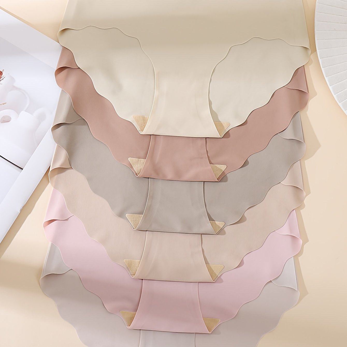 6-pack Light Comfortable Seamless Women's Panties Breathable Sexy Smooth Soft Yoga Fitness Women' Panties