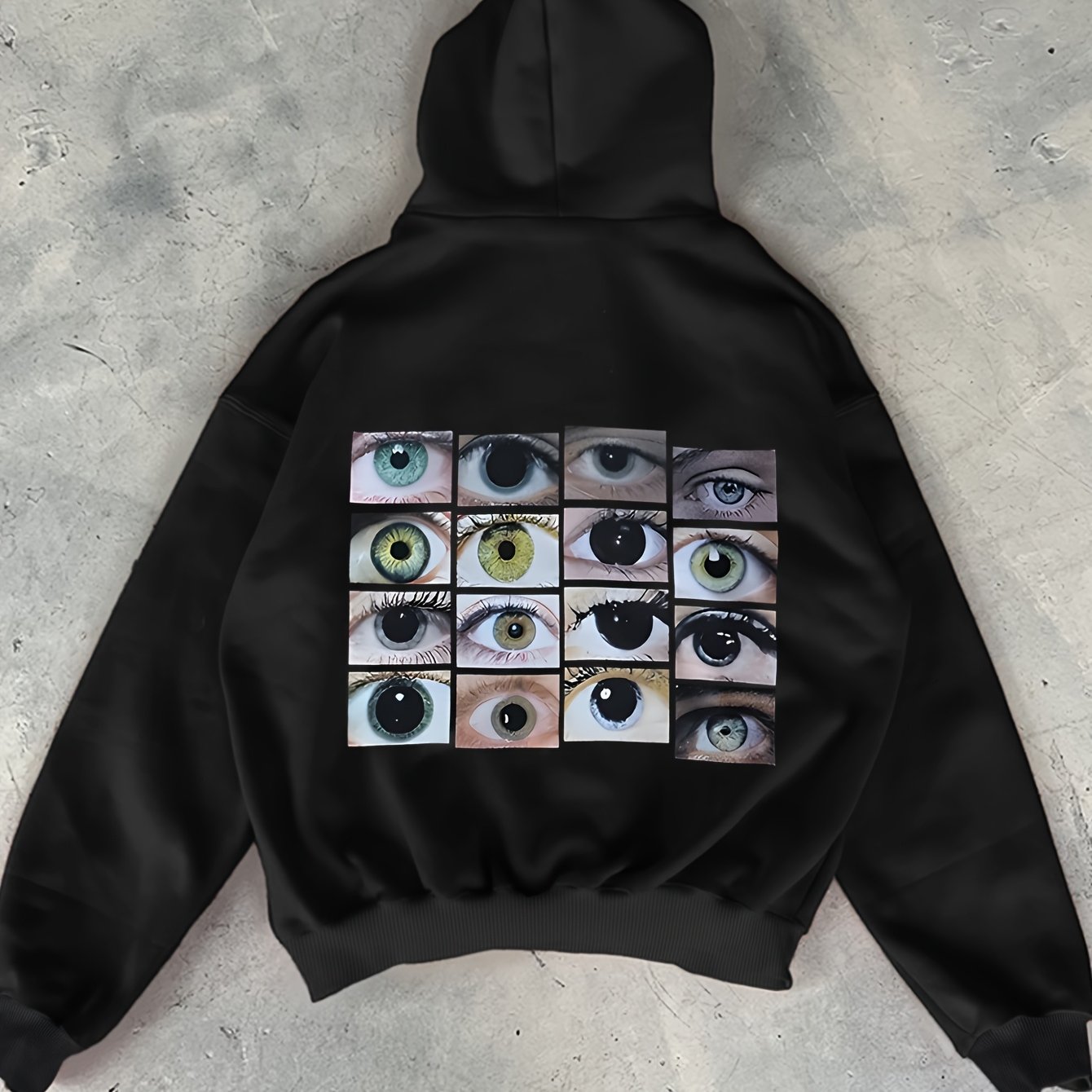 TEMU Graphic-print Hooded Sweatshirt For Autumn And Winter, Women's Clothing