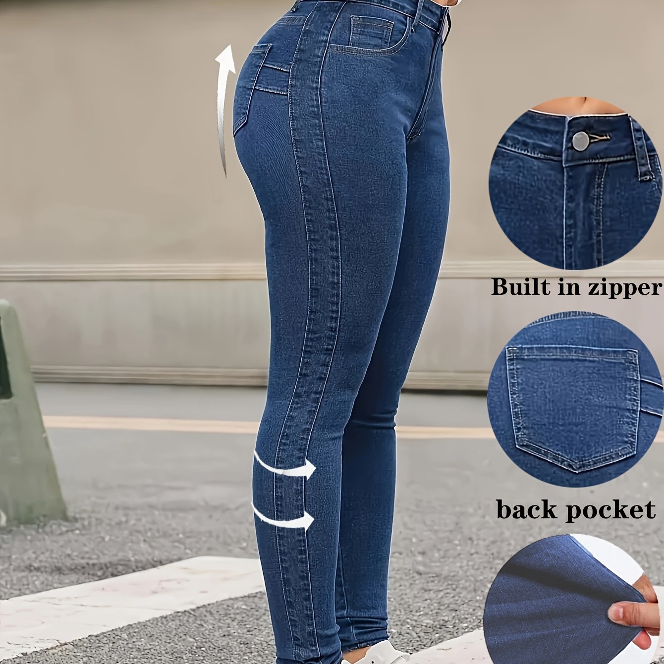 Skinny Pants That Are Stylish And Versatile, High-elastic Women's Long Trousers