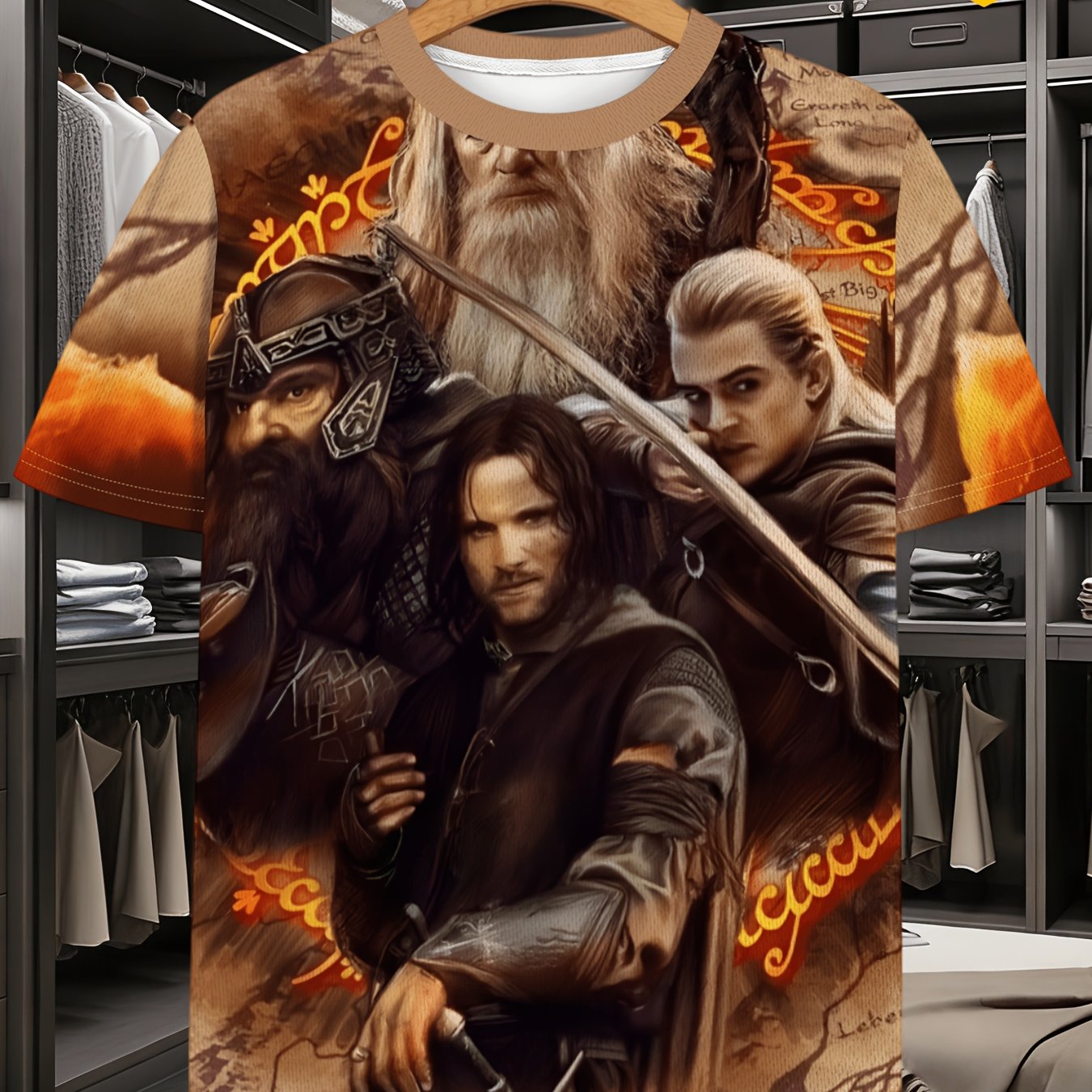 TEMU Series Printed Women's And Men's T-shirts, Perfect For Summer , Couple's Tops, Parties, Dinners, Daily Life, And Going Out. A Great Gift For '
