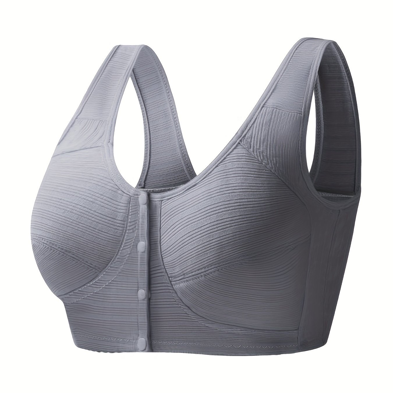 Seamless Bra for Women Front Buckle Latex Push Up Bras Sexy Back Beauty  Wirefree Comfy Soft Support Breathable Bra Beige : : Clothing,  Shoes & Accessories