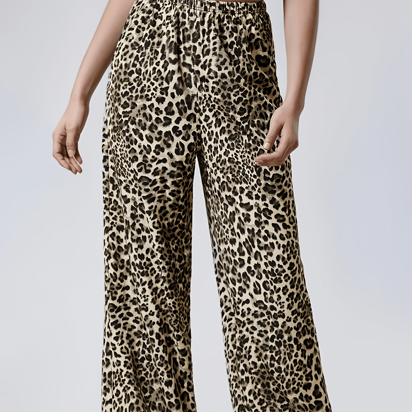 TEMU 26aw Women's Pajamas, Casual Sleep Pants, Comfortable For Home Pants, Comfortable For Home Use, Loose Comfortable Elastic Waistband Trousers,