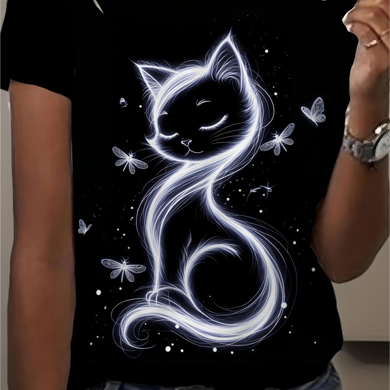 Outfits 2026 Teen Casual Graphic T-shirt Trendy Streetwear Crew Neck Short Sleeve Fashion Hip Hop Personality Printed Tee For