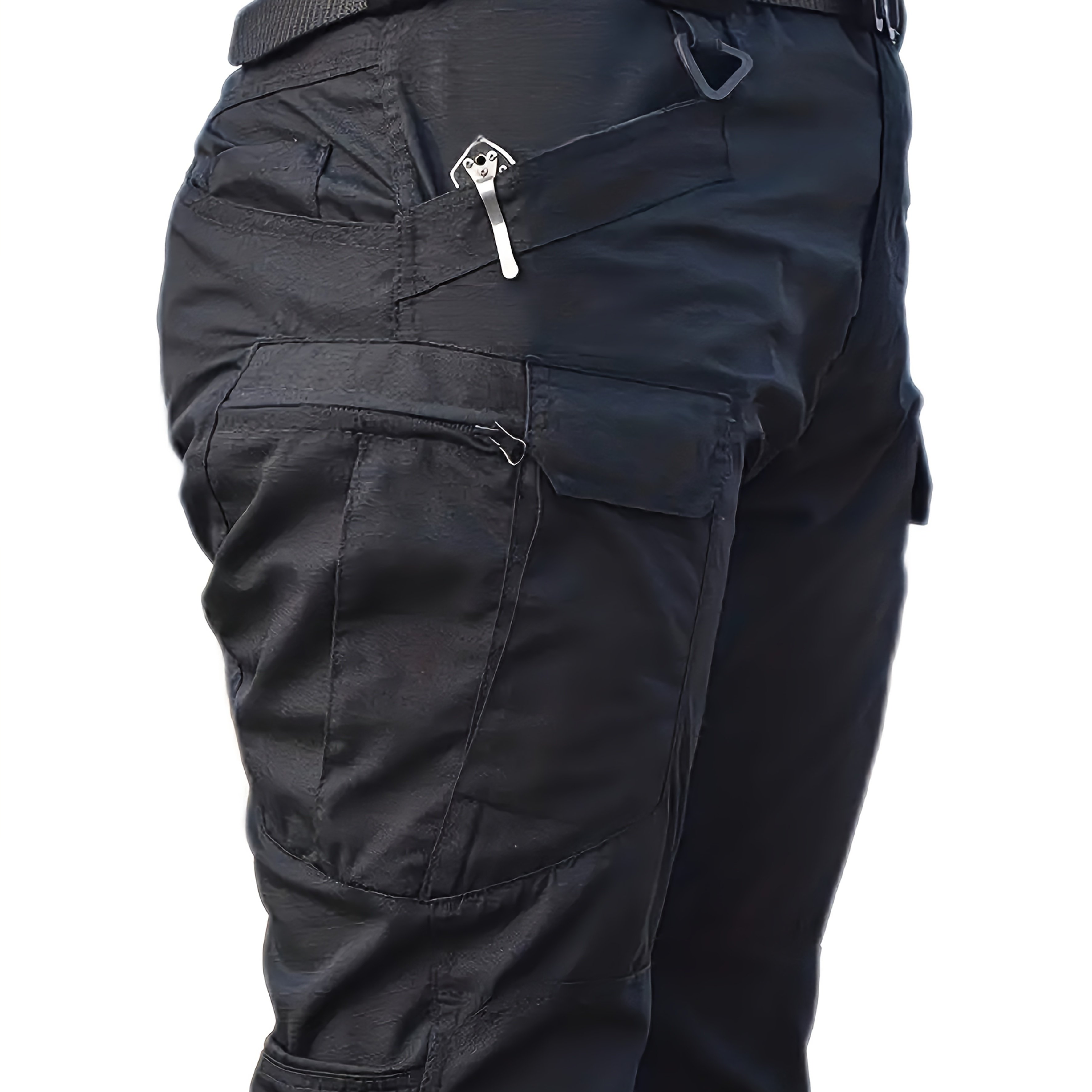 Image of Men's Outdoor Cargo Pants, Men's Tactical Cargo Pants, Men's Multi-pocket Cargo Pants, Suitable For Outdoor, Hiking, Camping, Casual Wear