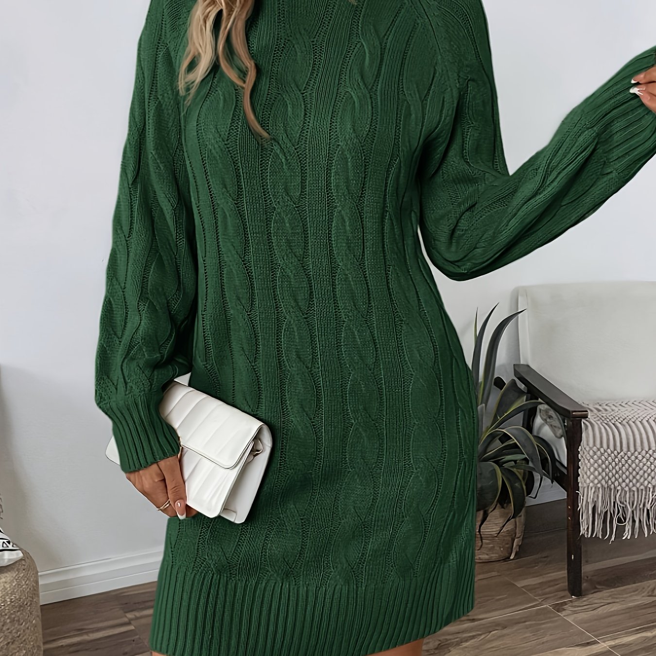 Women's Sweater Dress With Twist Design Yy100903 Women's Hat Dress