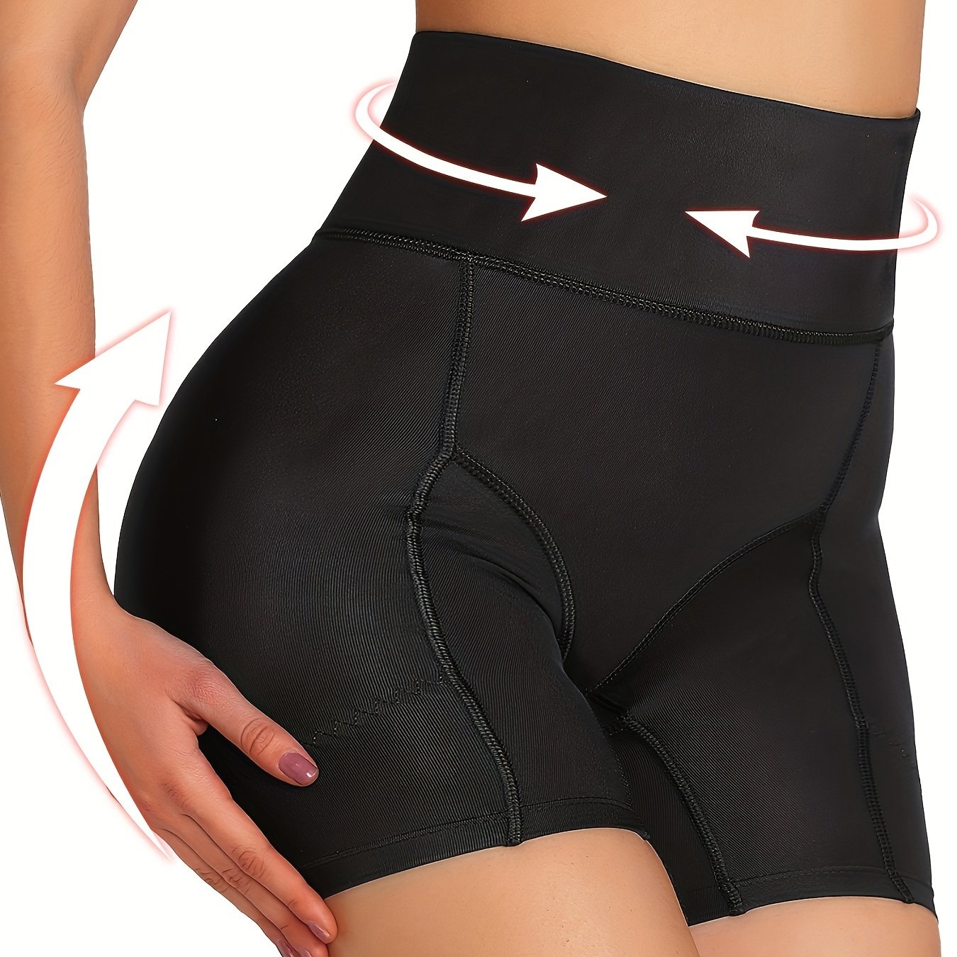 High Waist Shaping Shorts Tummy Control Compression Shorts - Temu Canada