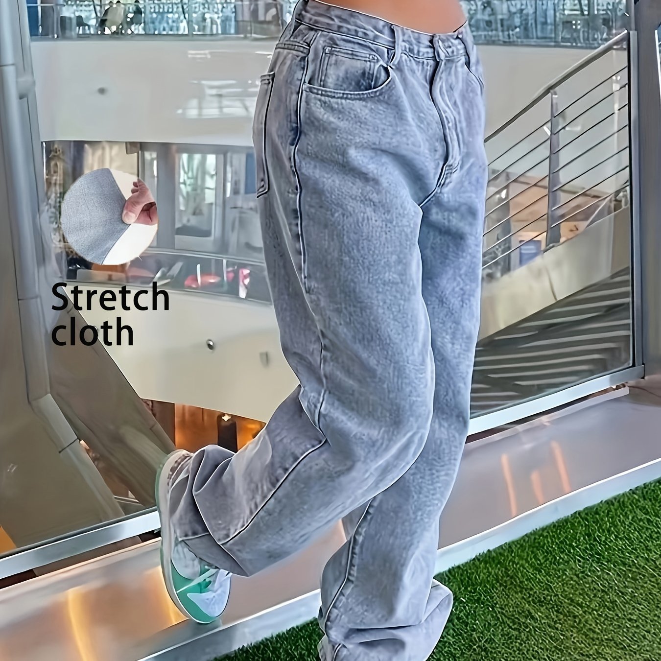 Image of Women's Fashion Casual Stretch Denim Pants