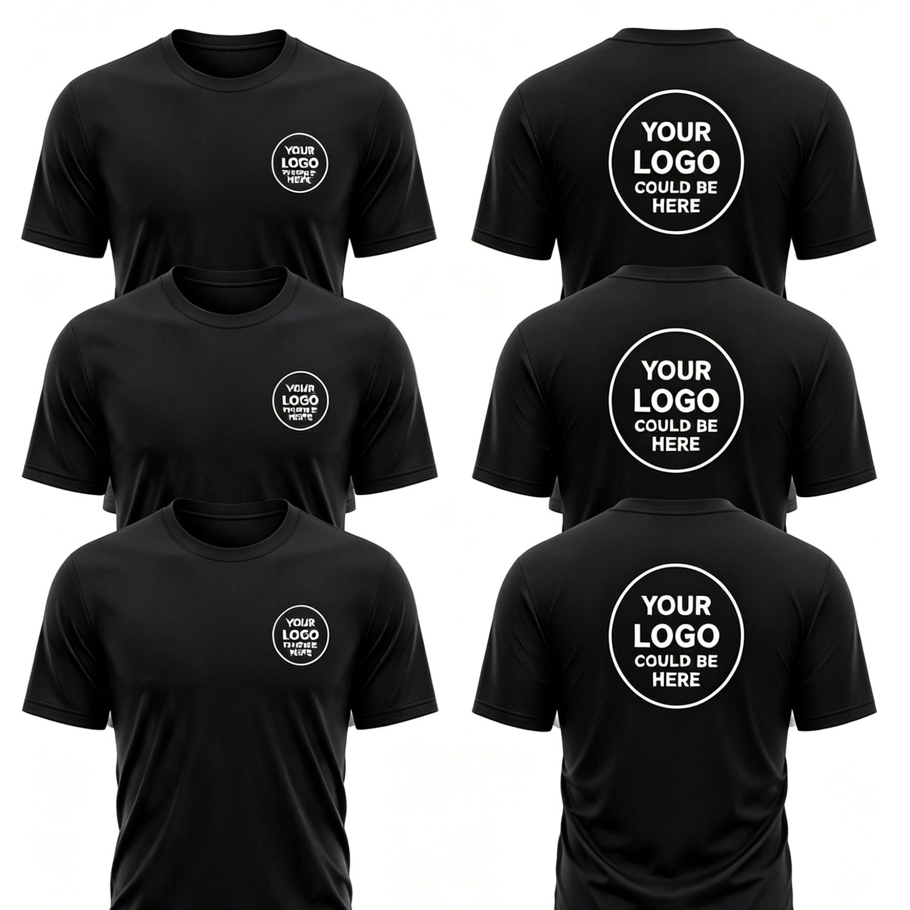 TEMU 3pcs Men's Custom Casual Sports T-shirts, Printable With Patterns/photos/logos, Crew Neck, Breathable And Quick-drying, Suitable For