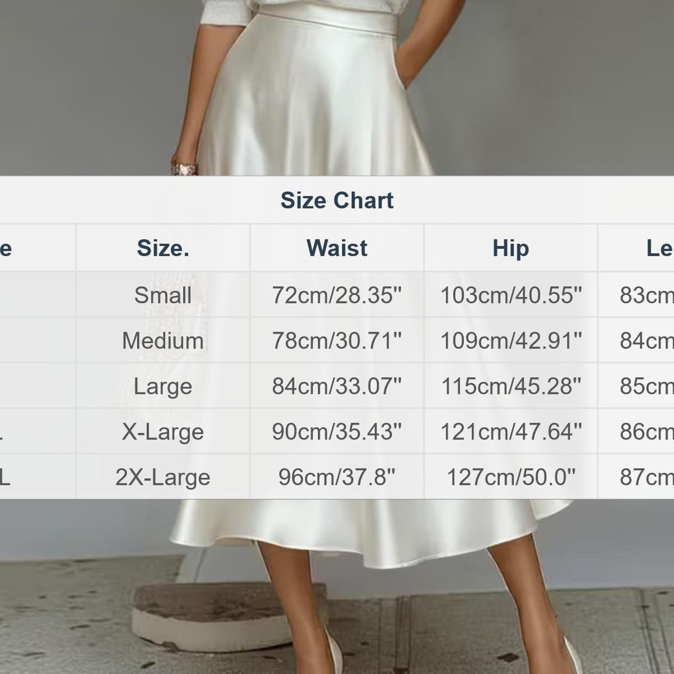 Women's High Waist A-line Midi Skirt, Flowy Casual Skirt, Elegant Solid Long Skirt