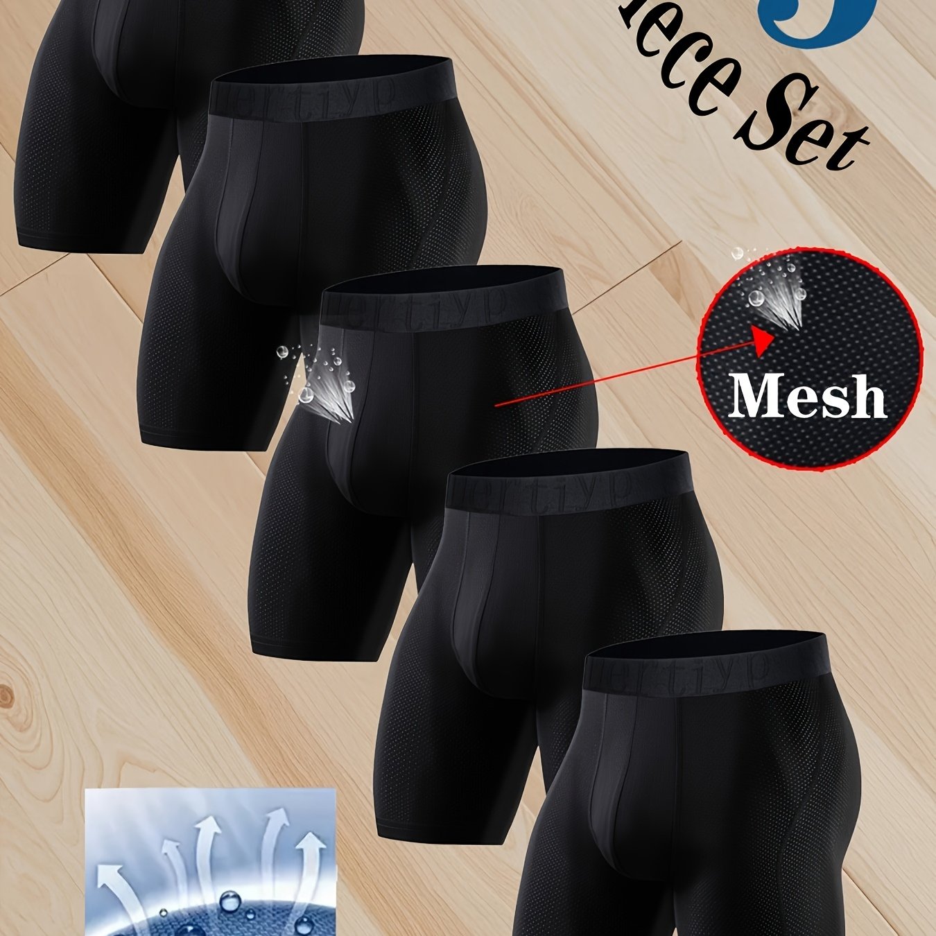 TEMU 5pcs All-men's Boxer Briefs For , A Designed Specifically For Workdays, Effortlessly Handling Business Meetings And Long Hours Of Sitting From .