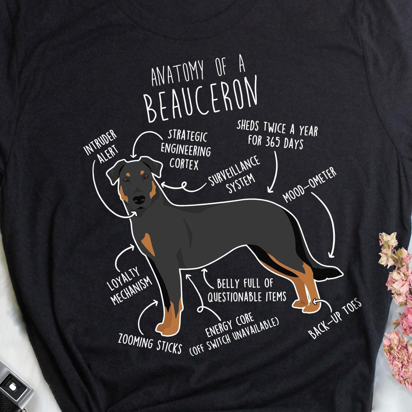 Shirt Women Men Funny Dog Lover Gift Cute Black Tan Mom Dad T-shirt Tshirt De Red Base Casual For Everyday Wear Fashion Homme Slightly Stretched Streetwear Breathable Designer Clothes Unisex