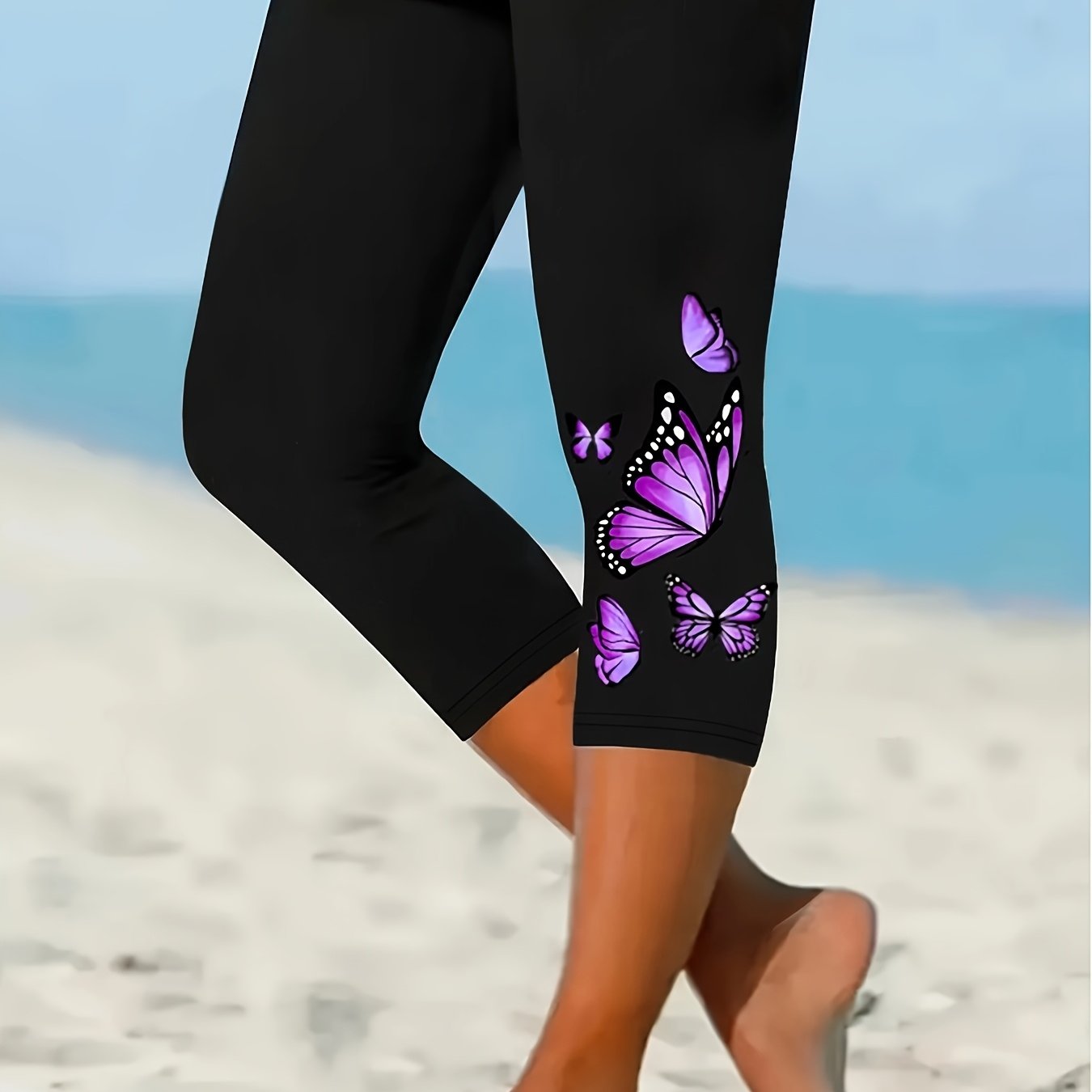 E-shop Damen Three-Quarter Leggings mit Print
