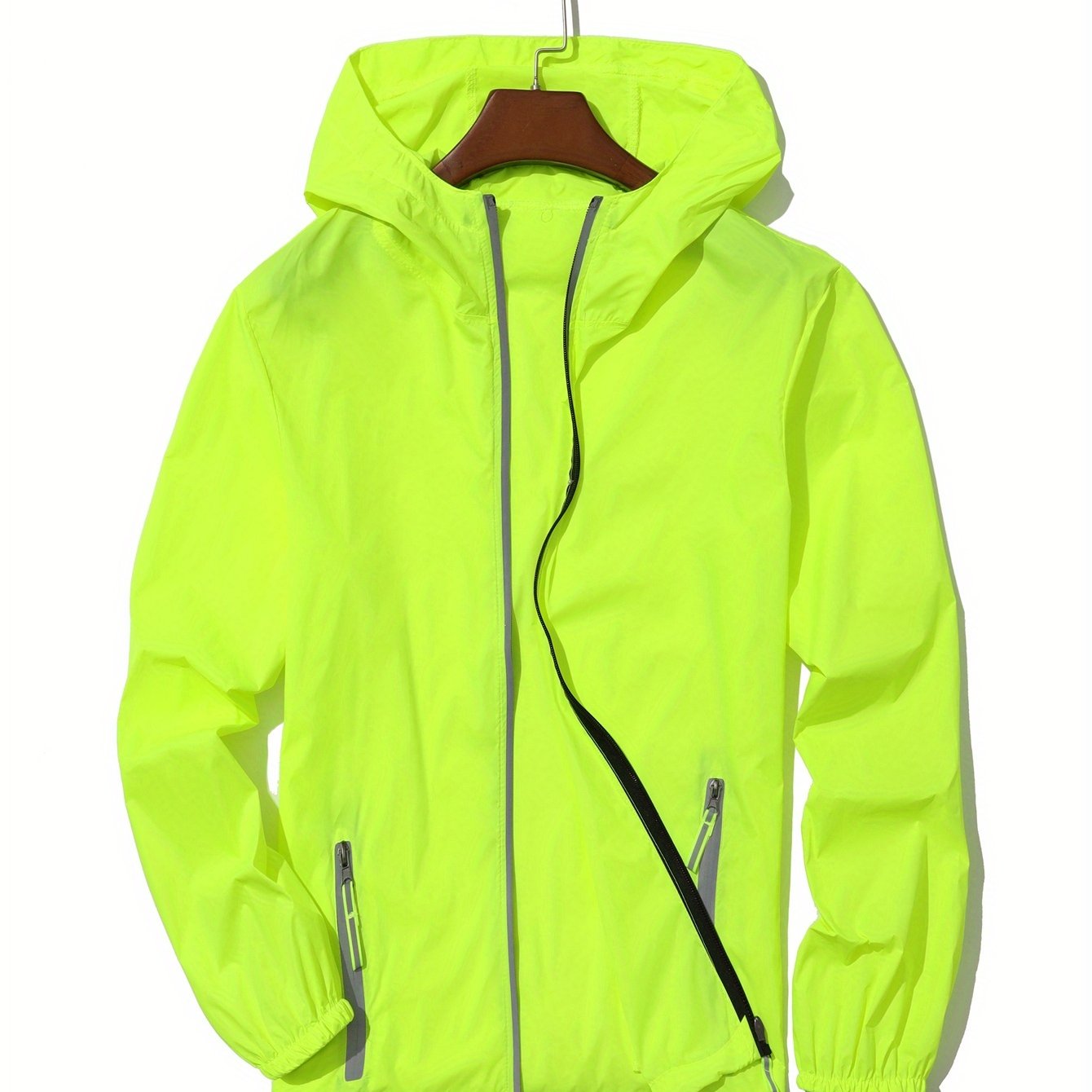 TEMU Summer Ultra-thin Fabric Breathable Quick Drying Outdoor Beach Hiking Cycling Leisure Outdoor Hooded Hooded Jacket For Men And Women Outdoor
