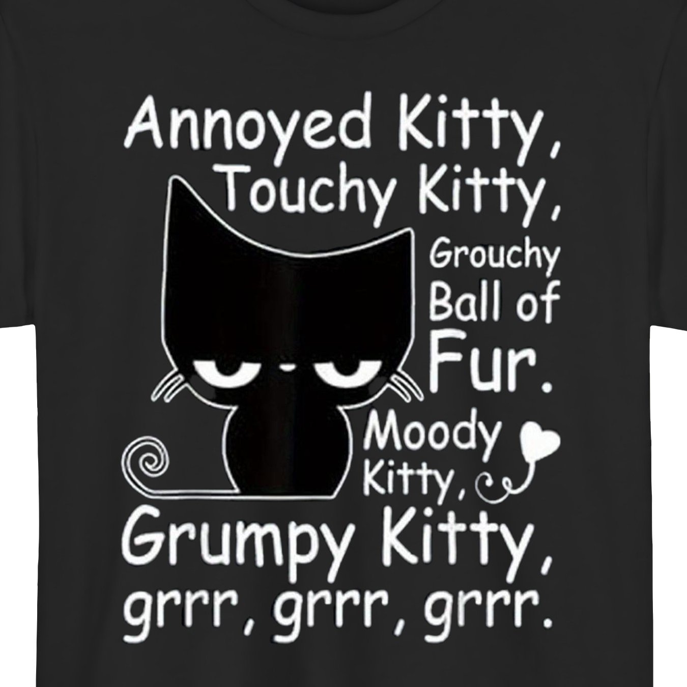 TEMU Men's Oversized 180gsm Heavyweight T-shirt With Annoyed Kitty Graphic Print | Breathable Crew Neck, Short Sleeve, Casual Tee For , Humorous