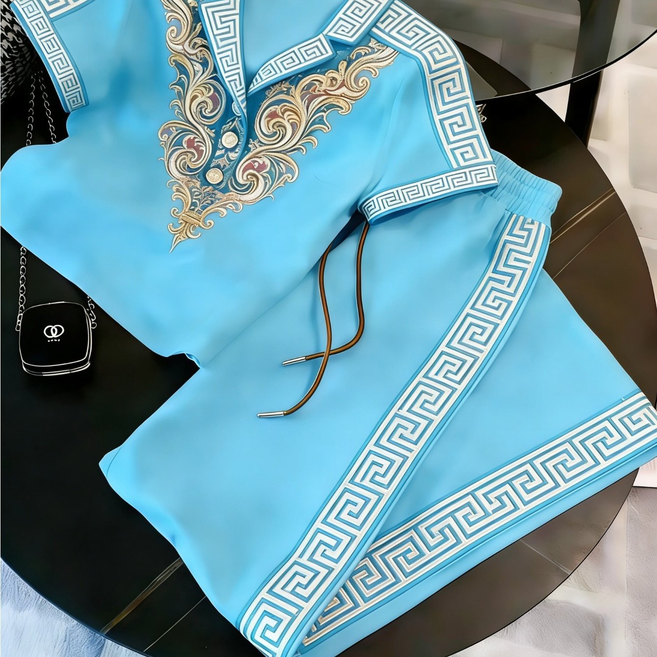 2pcs Men's Casual Sportswear Set: And Summer Collection, Short-sleeved Casual Shirt And Pants For Men. For Golf, Sports And Running And Other Occasions. Are A Of Colors From.