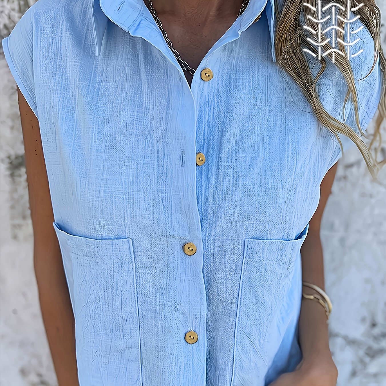 E-shop Sommer Neues Einfarbiges Retro Leinen Großes Shirt Damen Lockerer Lazy Style Design Sense Casual Kurzarm Top, Täglicher