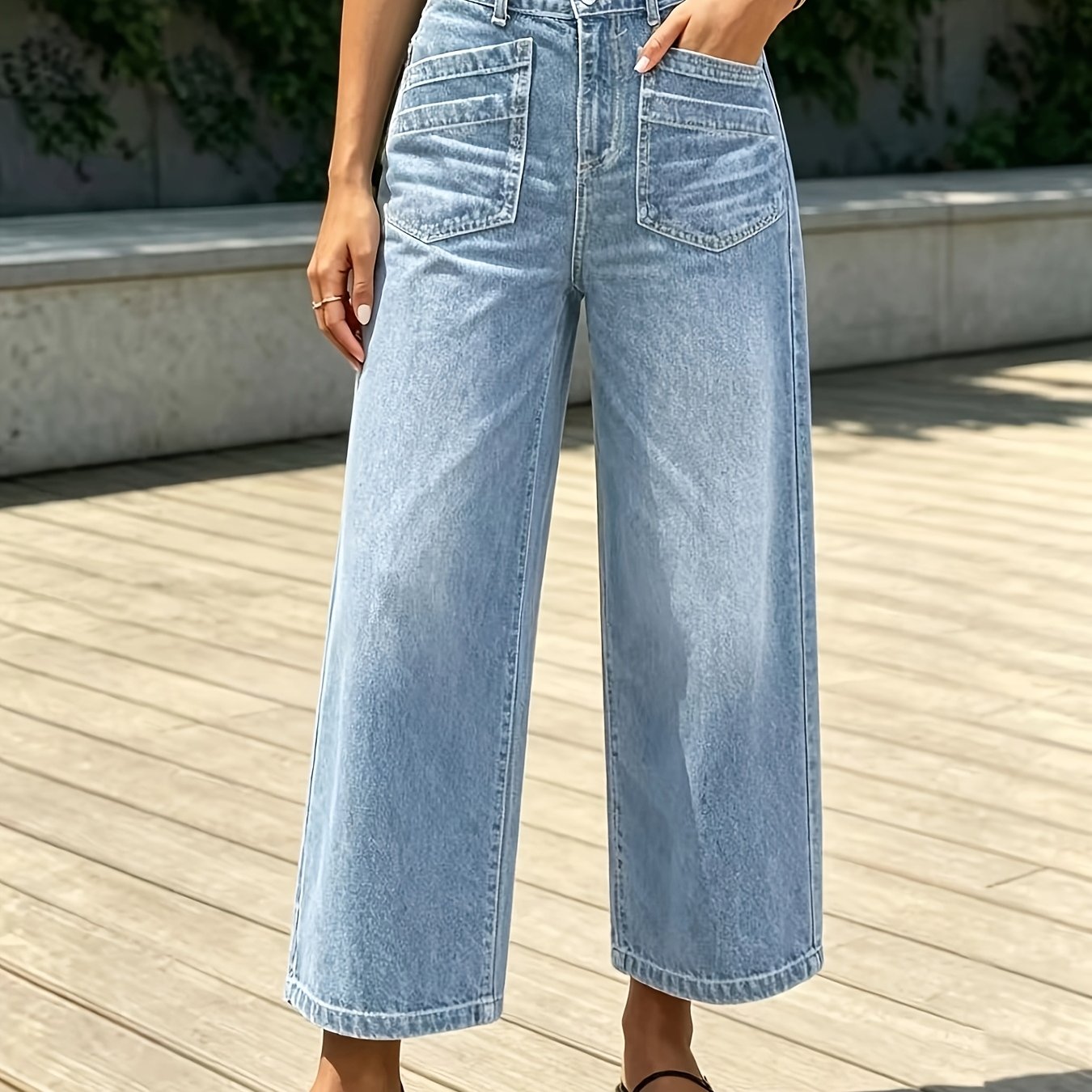 Image of New Women's Denim Long Pants