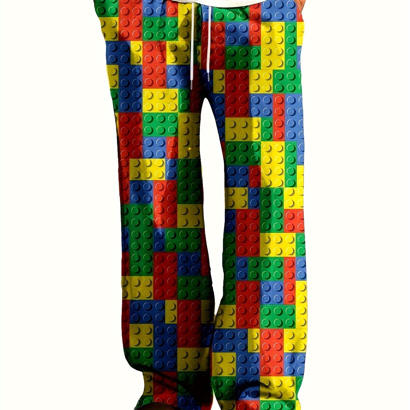 Trendy And Comfortable Unisex Cartoon Print Lounge Pants, Perfect For