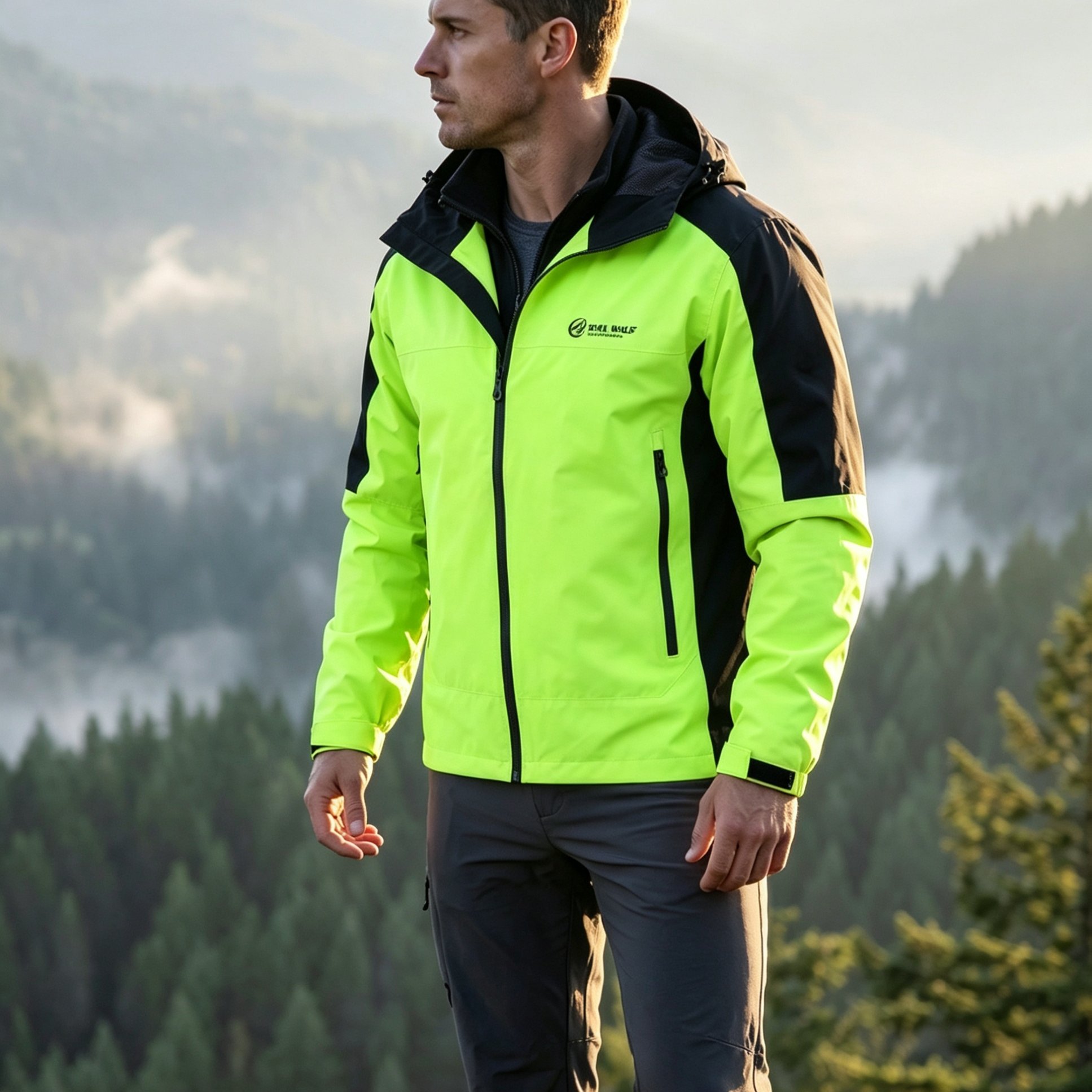 Image of Men's Lightweight Hooded Jacket, Spring And Autumn Casual Jacket, Men's Trendy Preppy Style Jacket