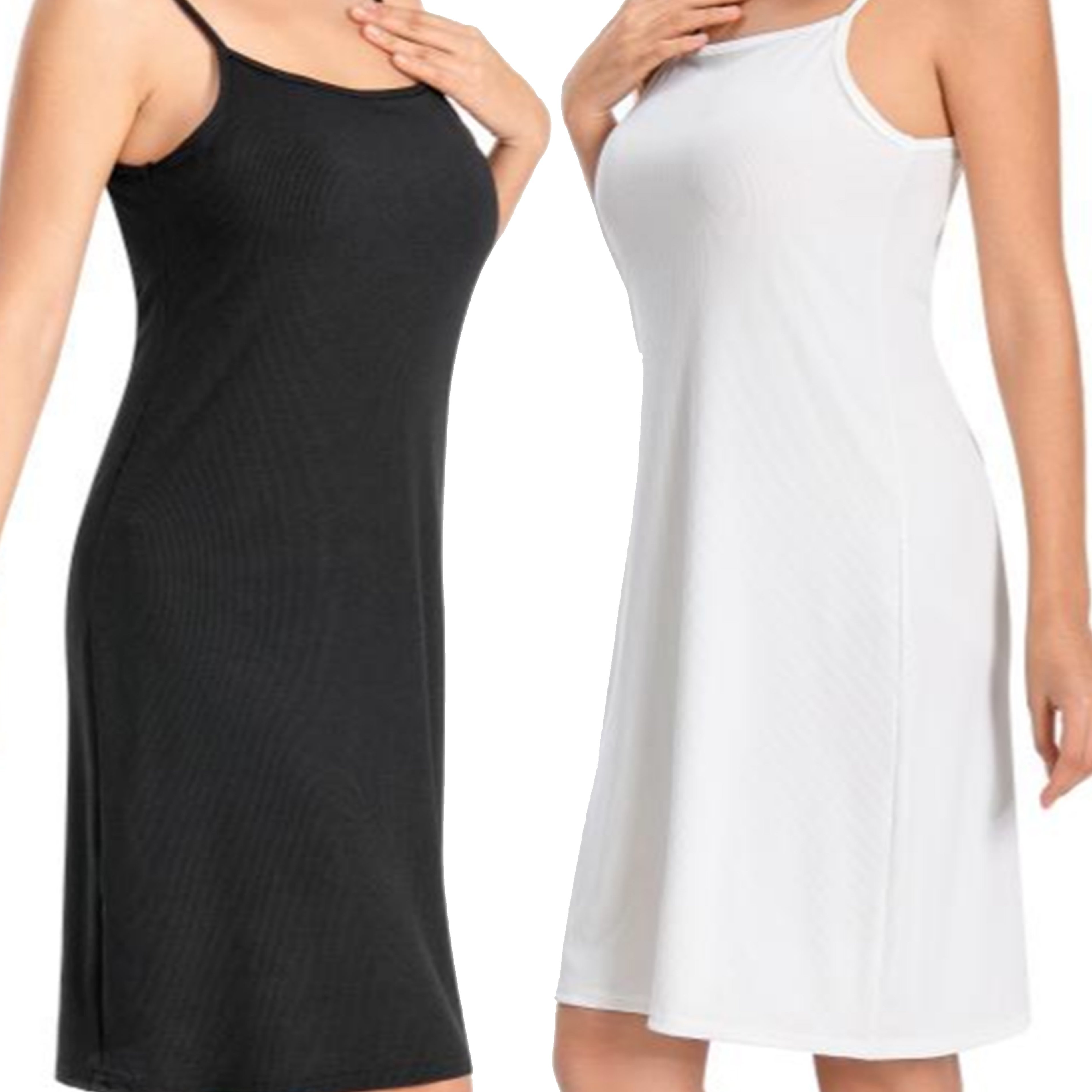 Image of 2pcs Women's Fashion Camisole Dress, Casual A-line Skirt