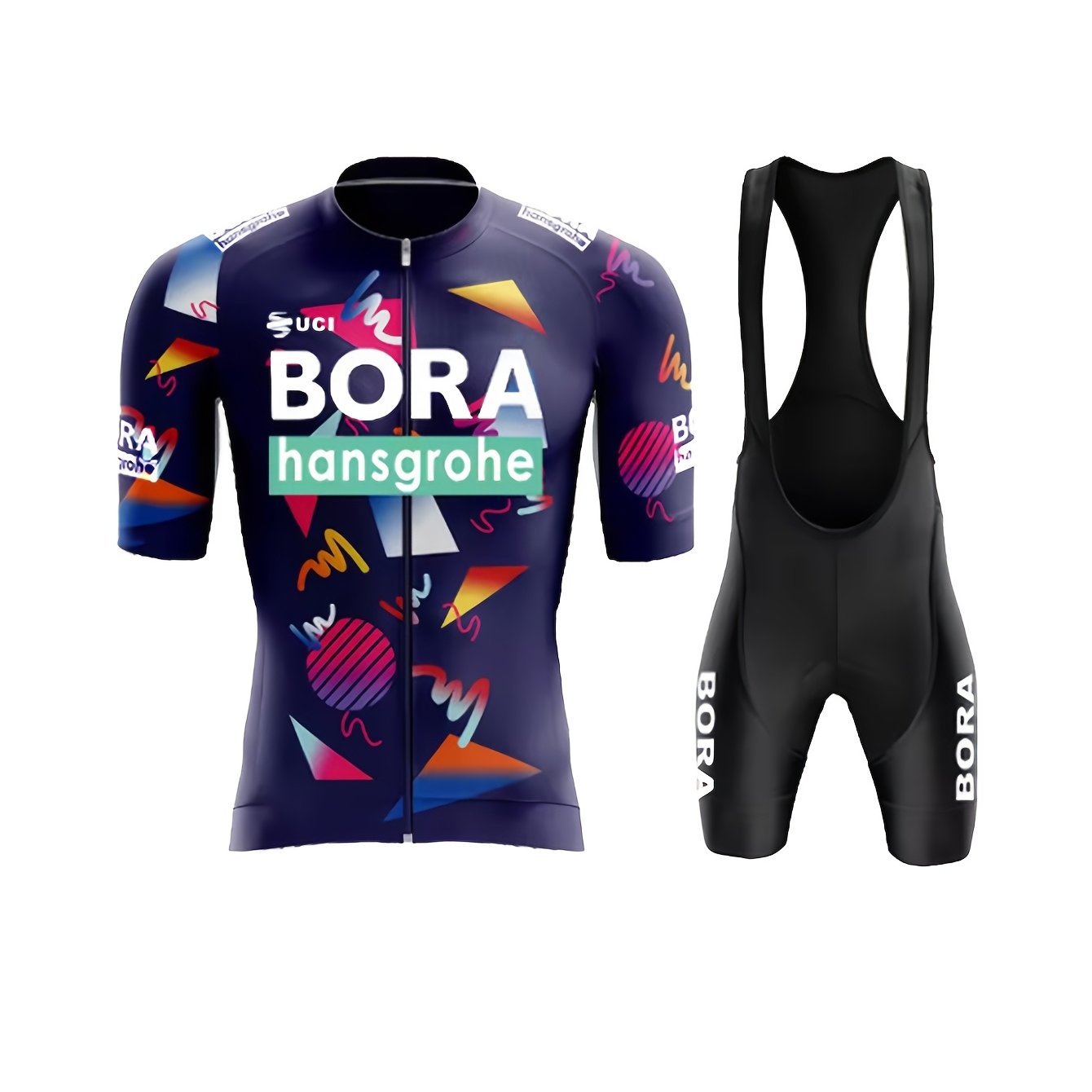 Men's Cycling Jersey Set Bicycle Clothes Short Sleeve Cycling Set