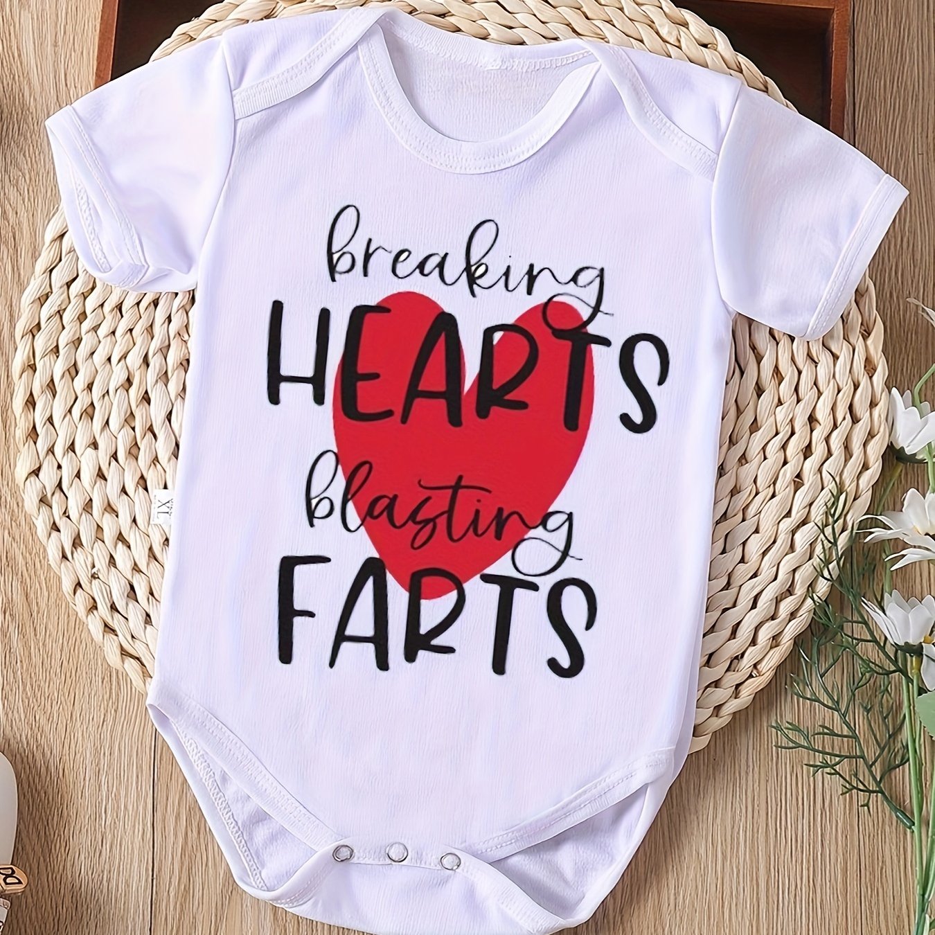 Breaking hearts and blasting farts sale onesie