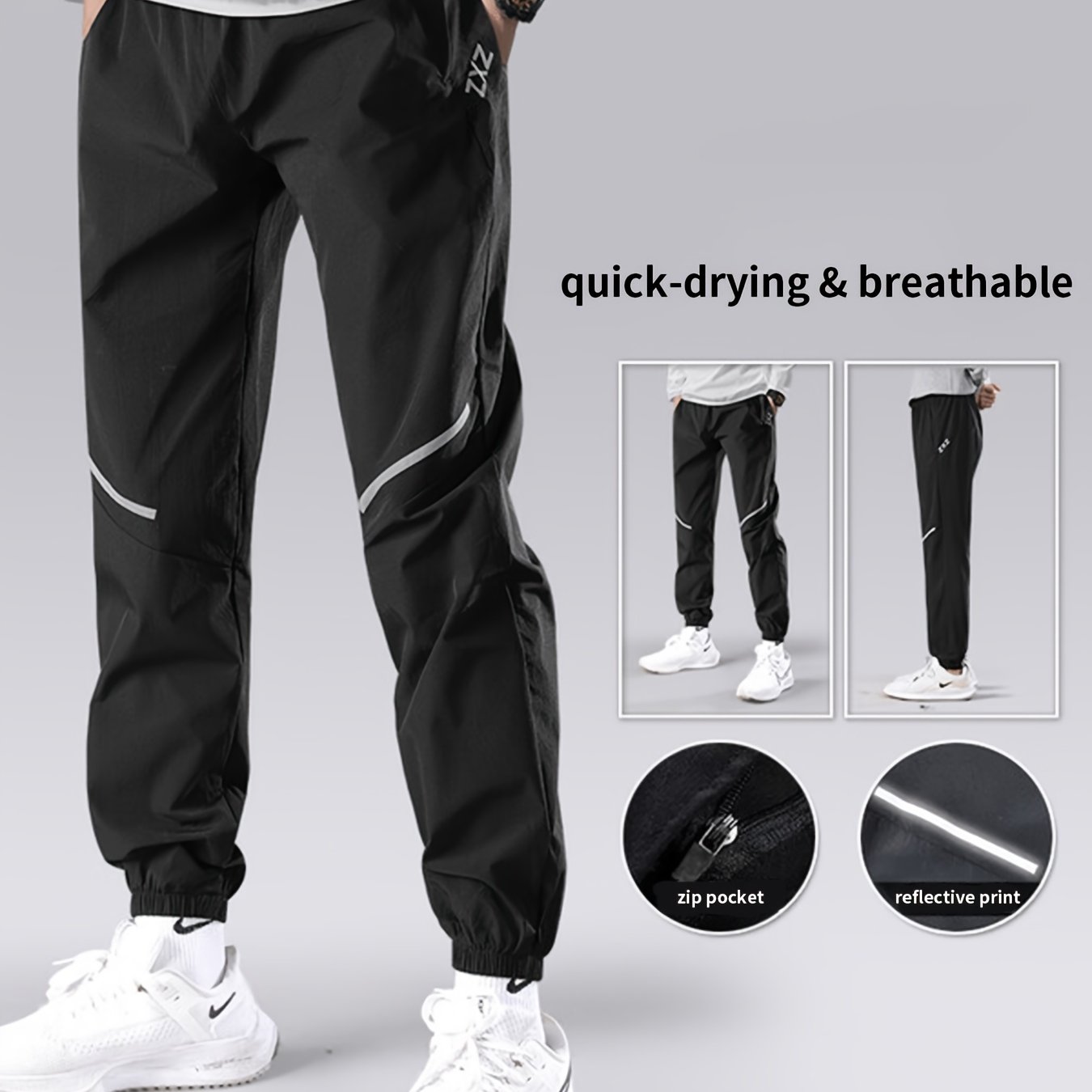TEMU Men's Quick-drying Pants, Spring, Summer, Autumn And Winter Football Pants, Training Pants, Cycling Casual 2026 Training Running Men's Pants,