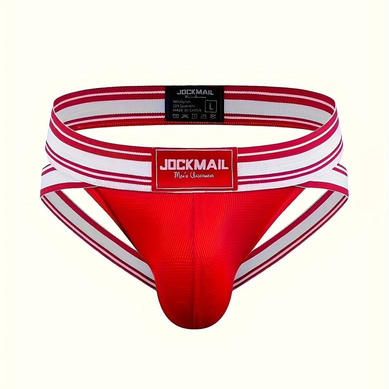 Pimfylm Cotton Underwear For Men Men's Jockstrap Underwear Breathable Mesh  Supporter Cotton Pouch Jock Briefs White Small 