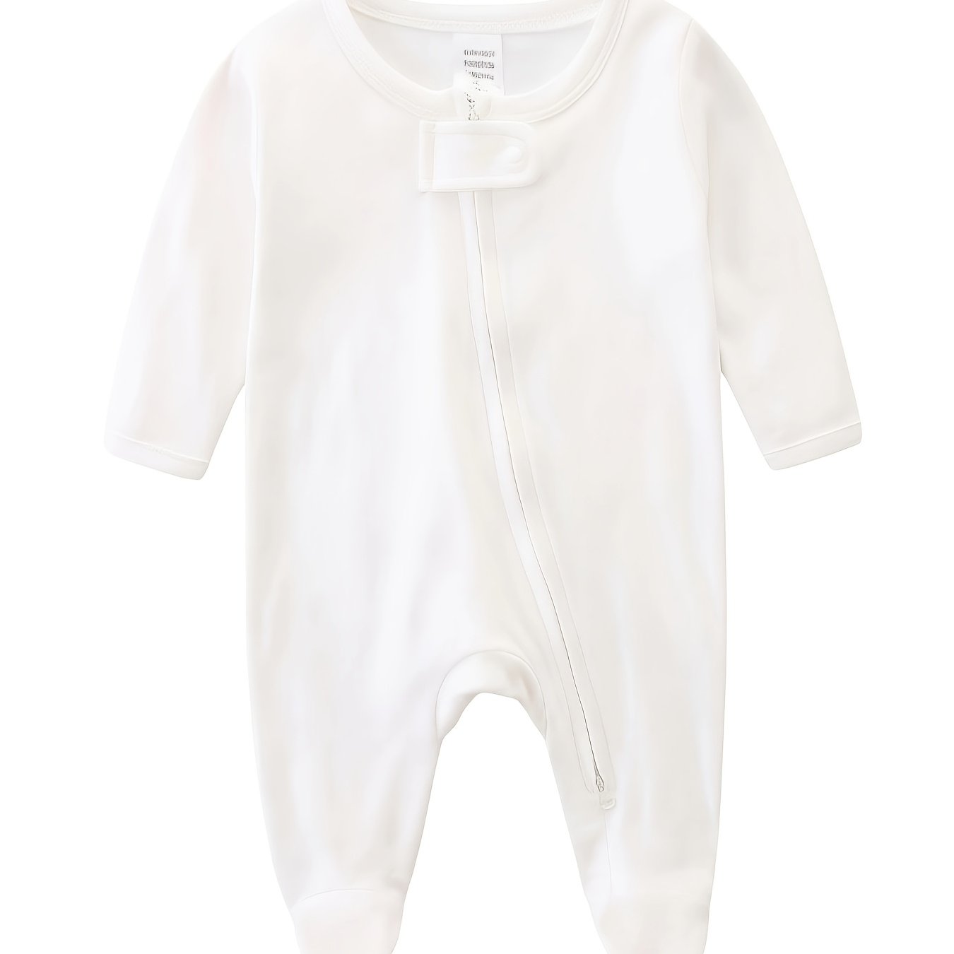 Image of Baby Onesie Thin Long-sleeved Newborn Romper Zipper Boy Crawling Suit Infant And Toddler Wrapped Hand Clothes, For Outdoor