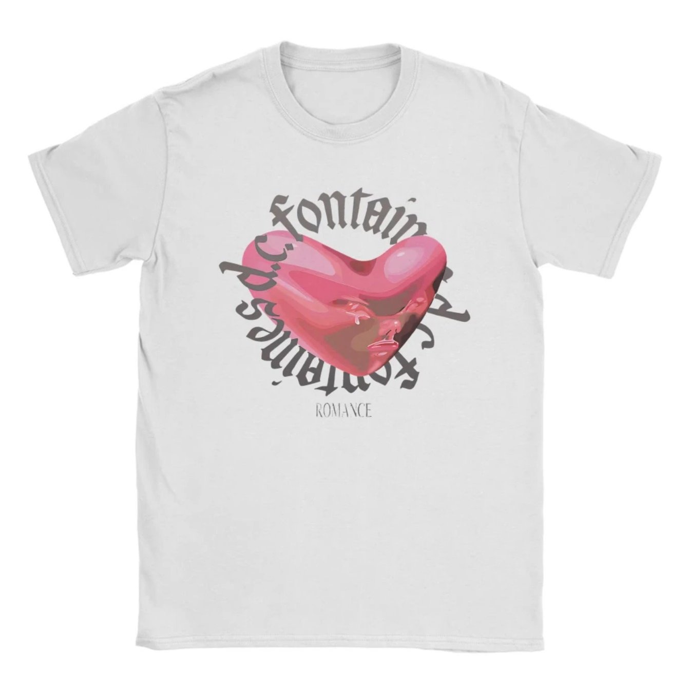 Fontaines Album -shirts For Men And Women, Short Sleeve Y2k Fun Tees, Summer O-neck Oversized Tops