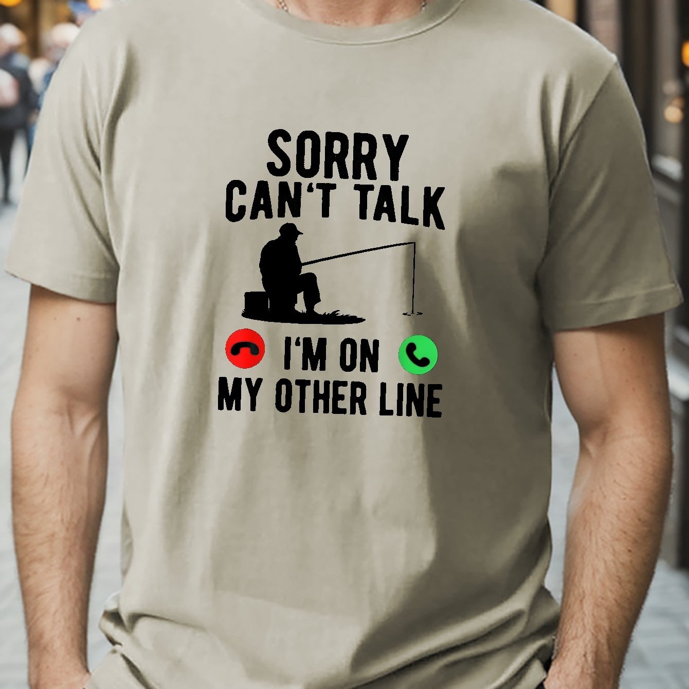 TEMU Sorry Can T Talk Crinkle Plus Size Men's T-shirt