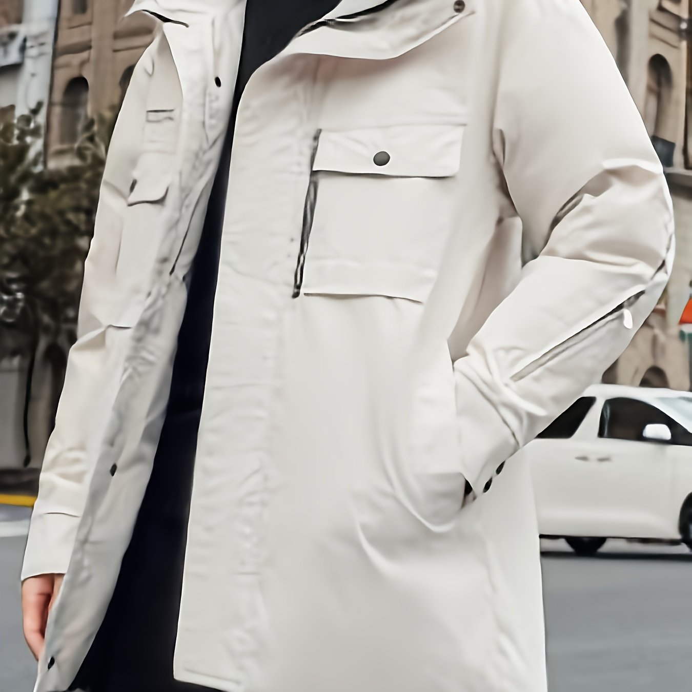 Men's Youth Thickened Hooded Down Jacket
