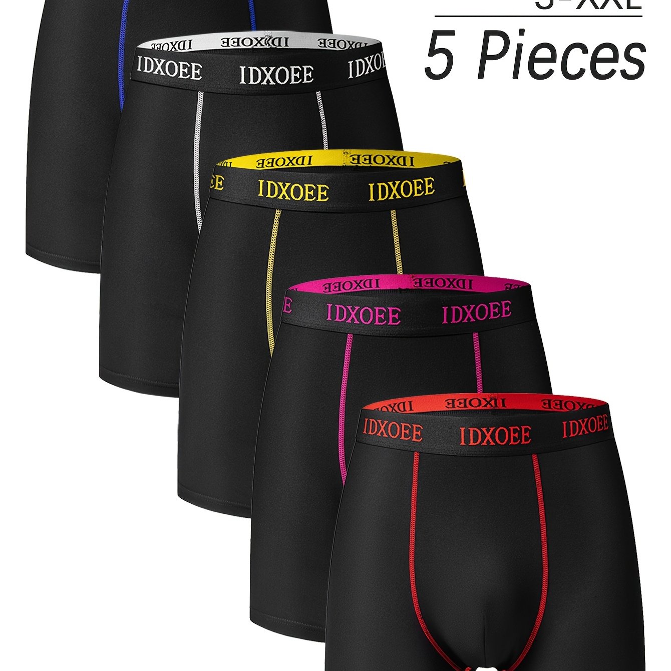 TEMU Randommenslongcomfortunderwearbreathablestretchyquickdryingelasticwaistbandfitnessboxingathleisureboxingunderwearsoftandlightweight, Activewear