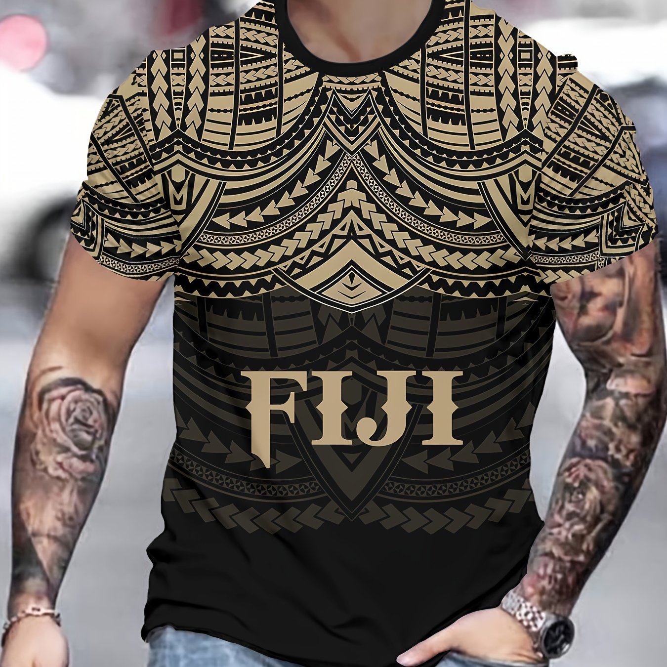 TEMU Ale Novelty Men's 3d Print Fashion T-shirt