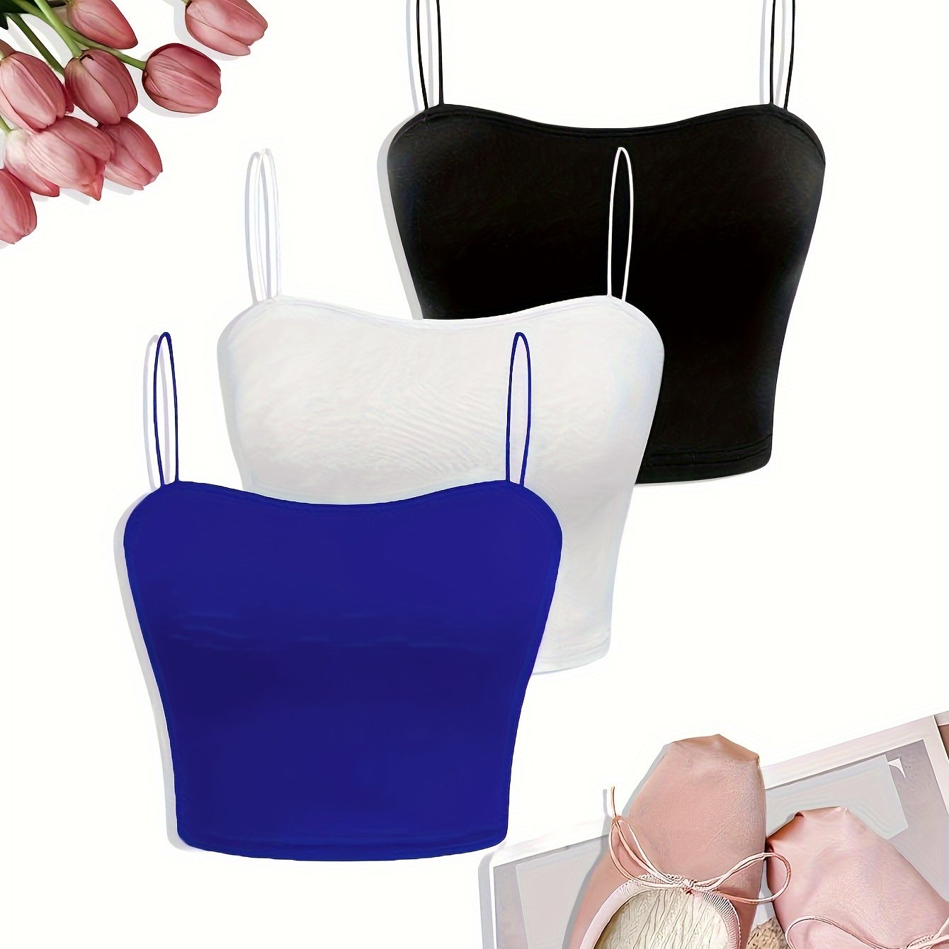 TEMU Elegant Camisole 3pcs Set