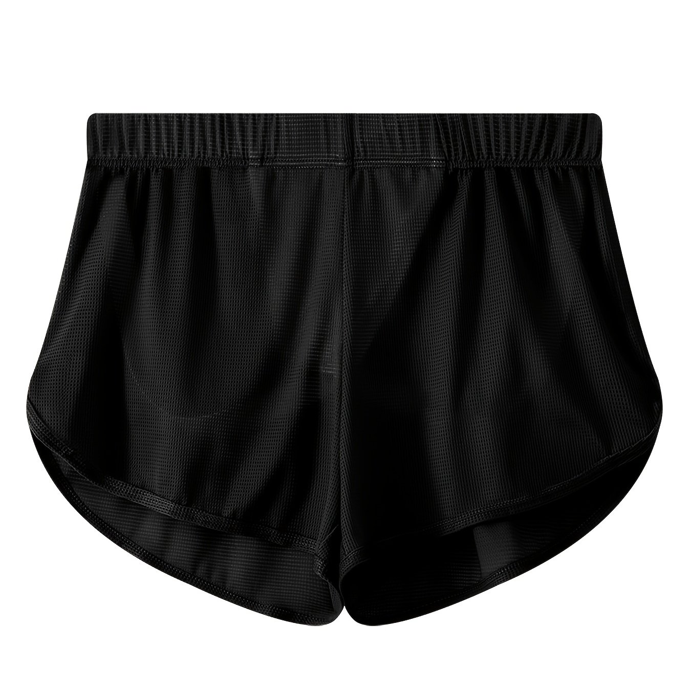 TEMU Pantalones Cortos para Hombre, Ropa Interior, Cintura , Sexy, Deportivos, Malla, Secado Rápido, Para Casa, Holgados, Talla Grande, Pijamas para