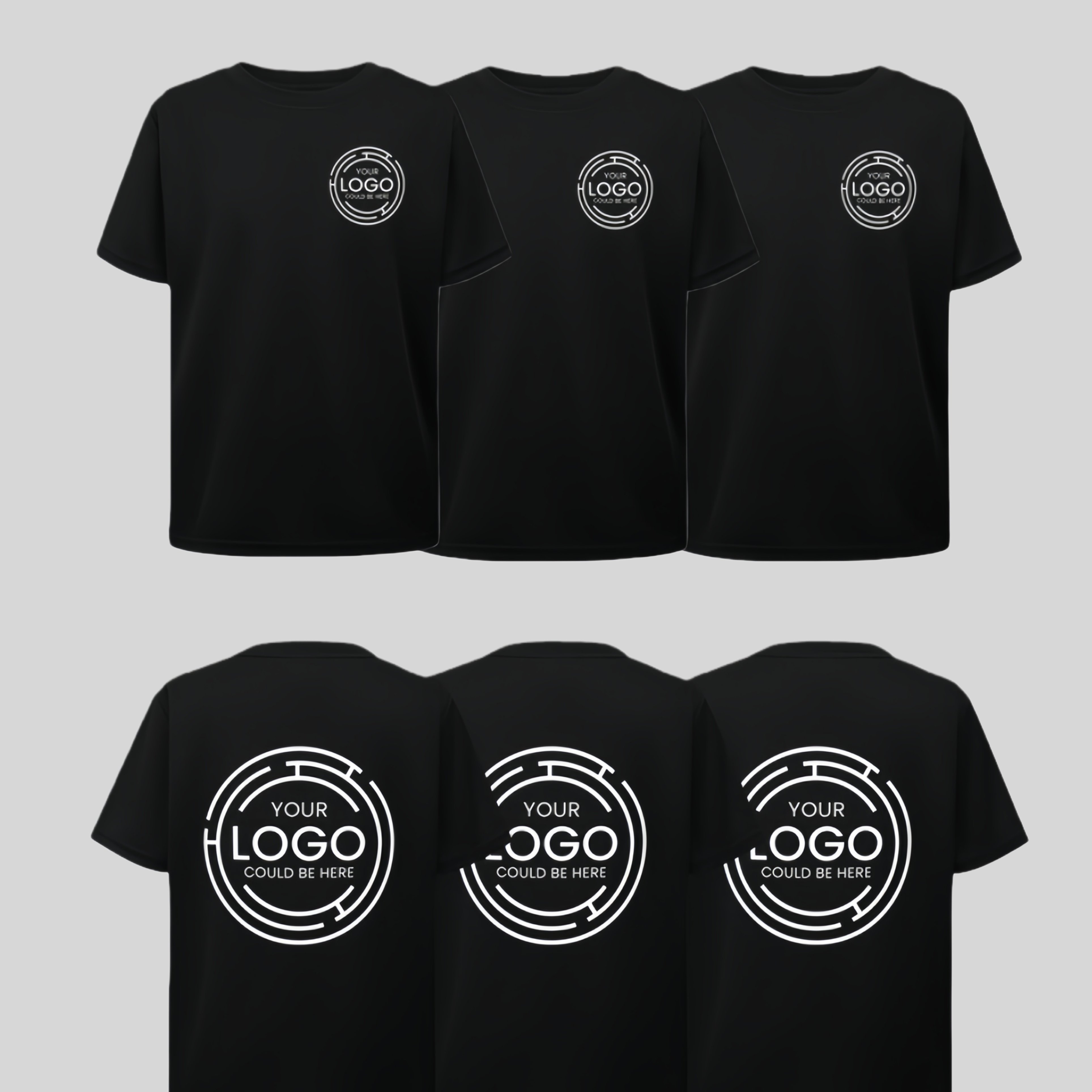 TEMU 3er-Pack Herren T-Shirts mit individuellem Aufdruck/Foto/Text, schnelltrocknend – Bestellbare atmungsaktive Performance-Shirts mit