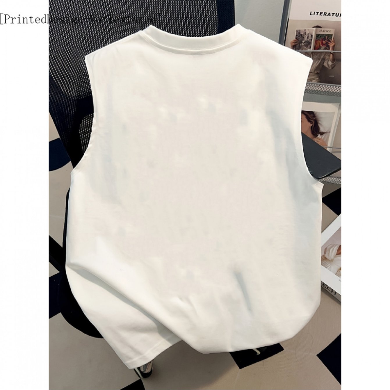 TEMU [프린트 디자인-텍스처 아님] 여름 트렌디 프린트 캐주얼 베스트 탱크 탑 남성 아메리칸 스타일 쿨 퓨어 스포츠 민소매 티셔츠 패셔너블 선물 편안하고 통기성 좋은 신상 모델